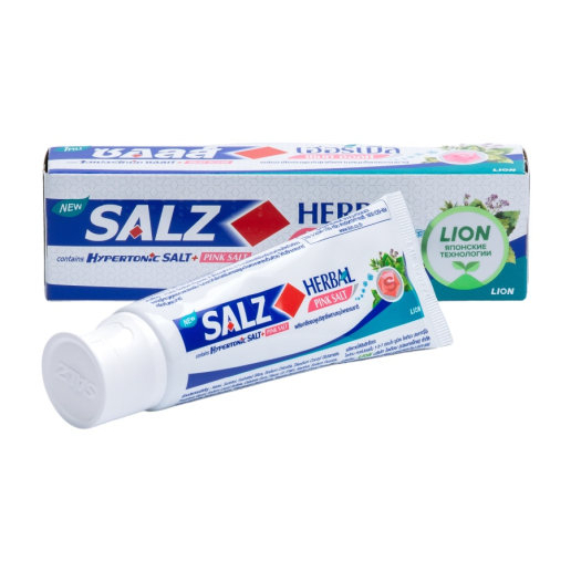 Зубная паста Lion Salz Herbal с розовой гималайской солью 90 г паста зубная president herbal 68г