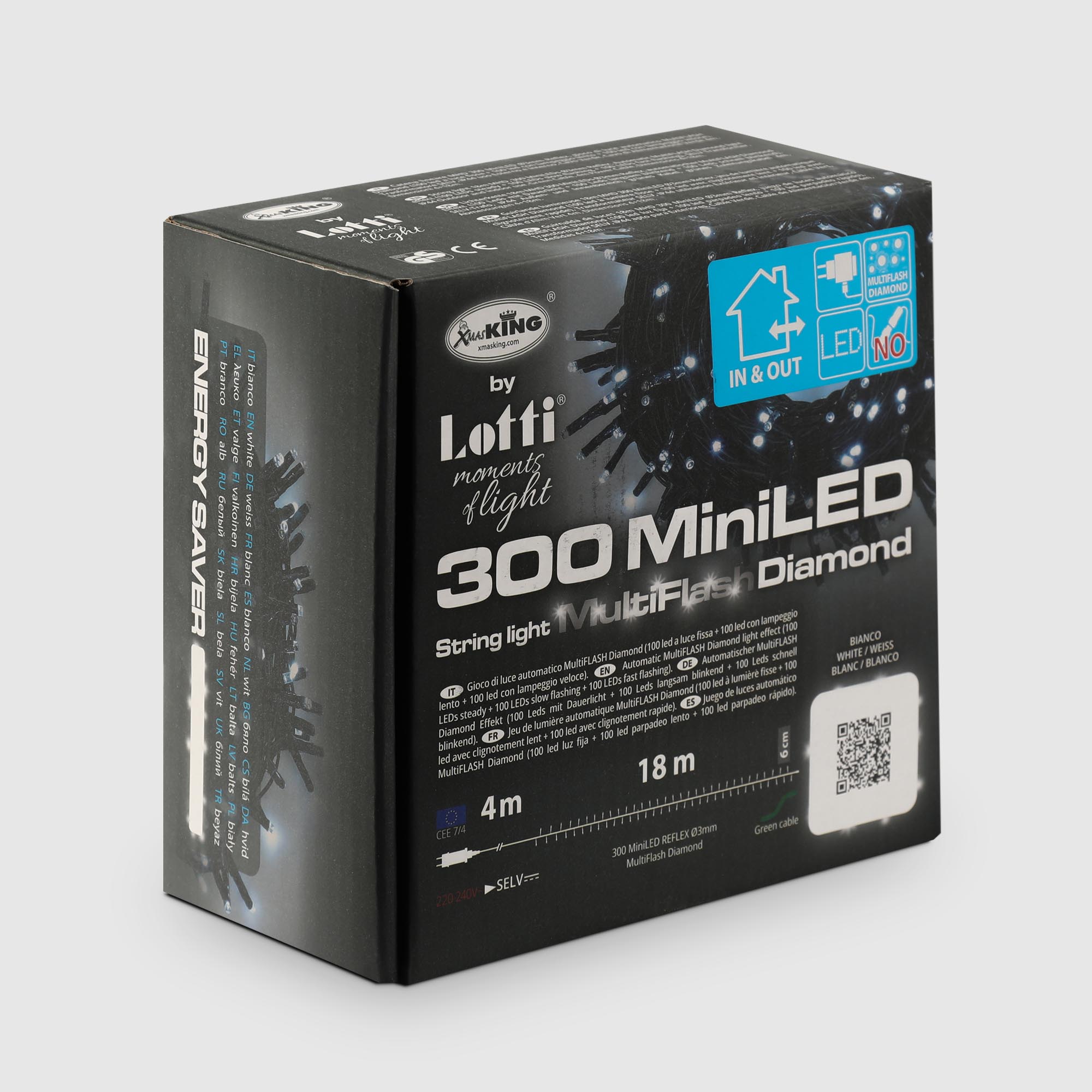 фото Гирлянда lotti 300 miniled белый со стартовым шнуром