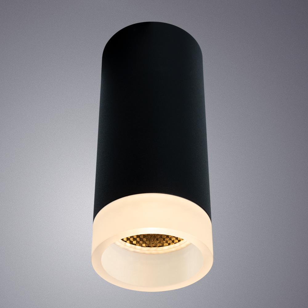 Светильник потолочный Arte Lamp Ogma A5556PL-1BK, цвет черный - фото 2