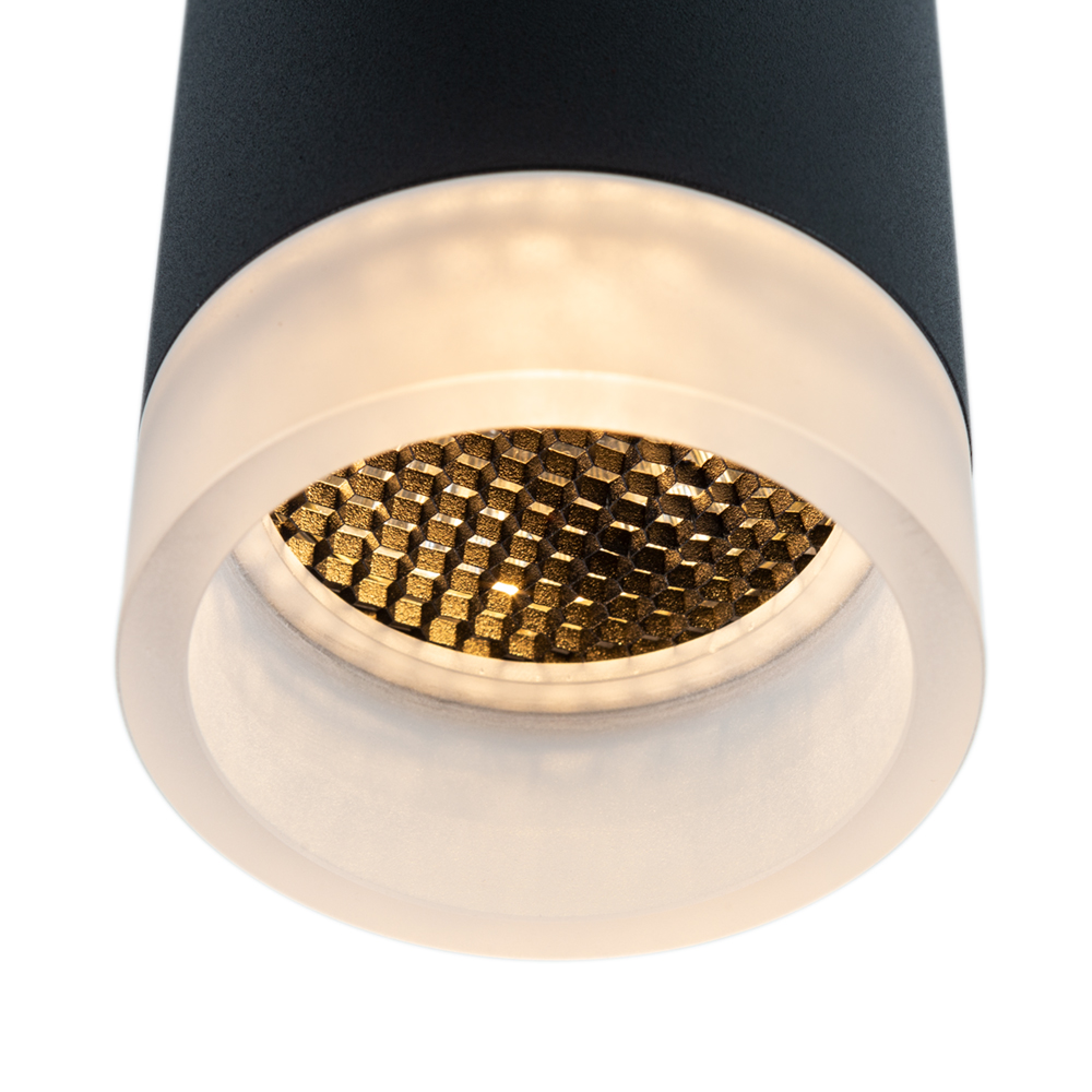 Светильник потолочный Arte Lamp Ogma A5556PL-1BK, цвет черный - фото 4
