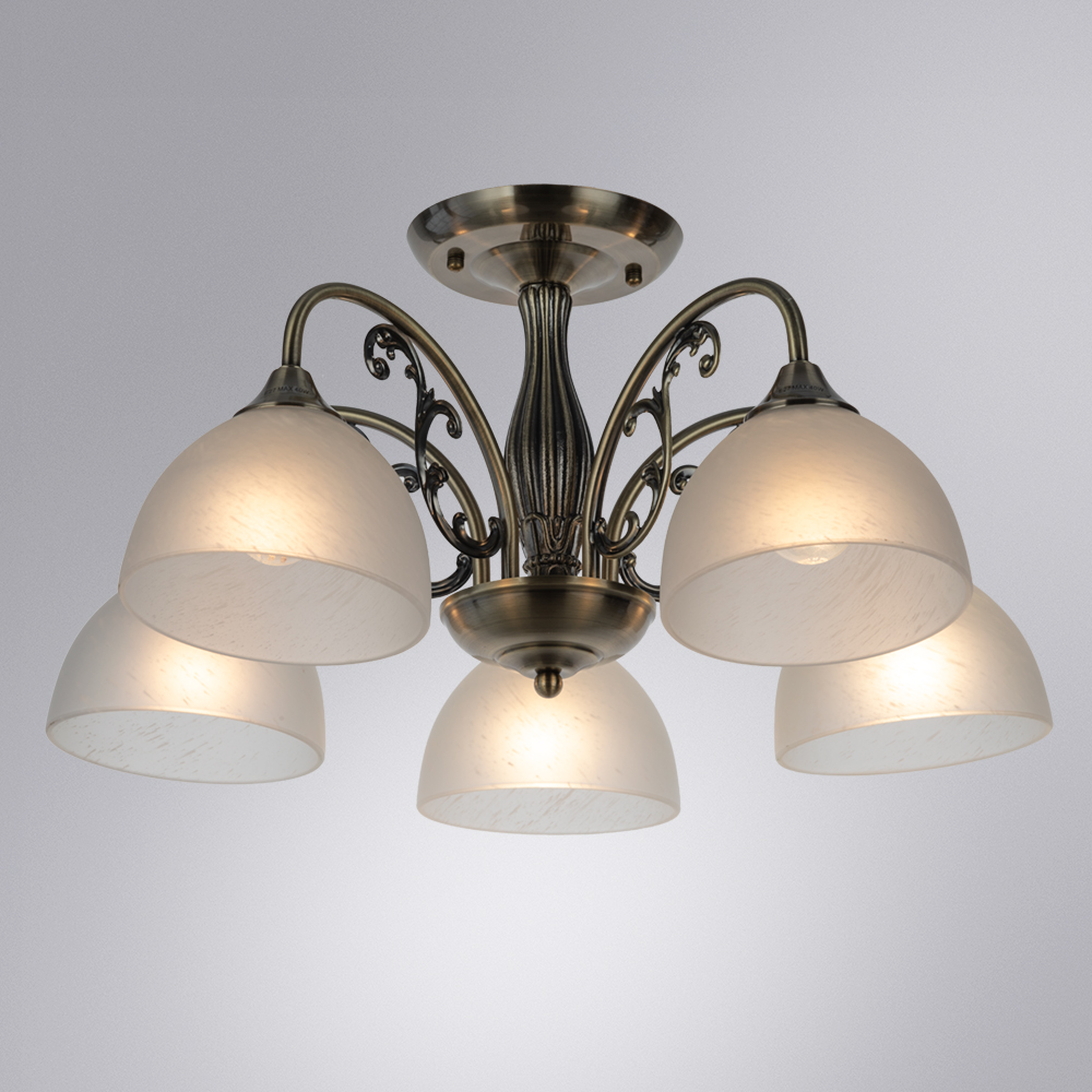 Светильник потолочный Arte Lamp Spica A3037PL-5AB, цвет бронзовый - фото 2