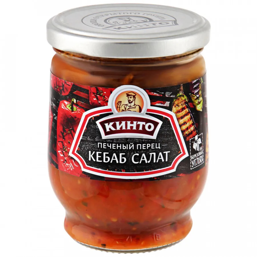 Салат Кинто Кебаб печеный перец 265 г соус томатный кебаб кинто 310 г
