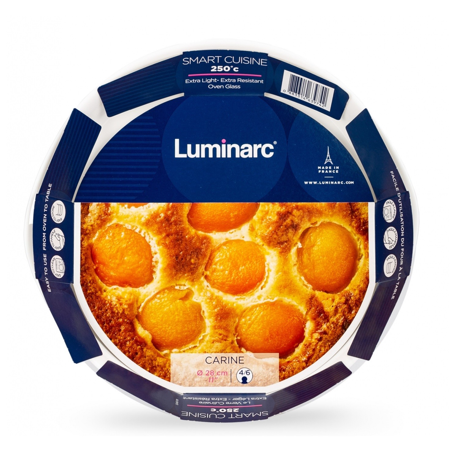 фото Форма для запекания luminarc smart cuisine 28 см