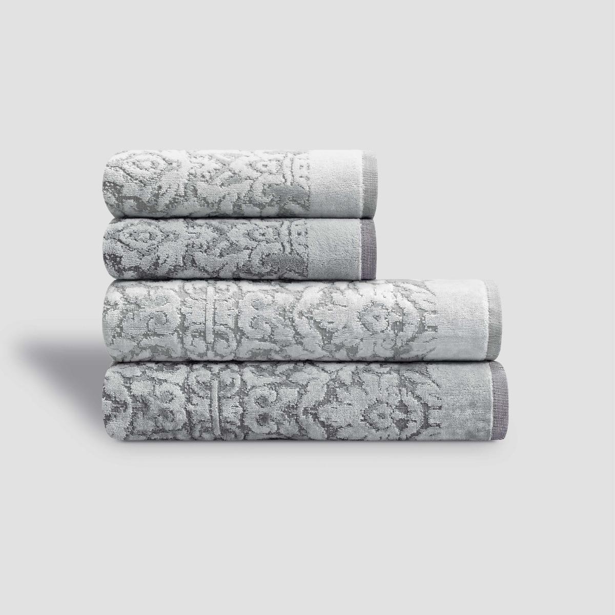Комплект полотенец Togas Изар серый с тёмно-серым из 4 предметов комплект полотенец кухни мира 7 шт