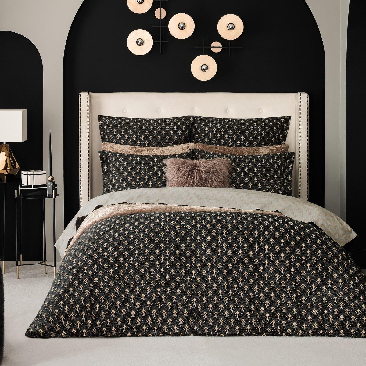 Комплект постельного белья Togas Ландер чёрный с серым Кинг сайз, цвет серый, размер Кинг сайз - фото 2