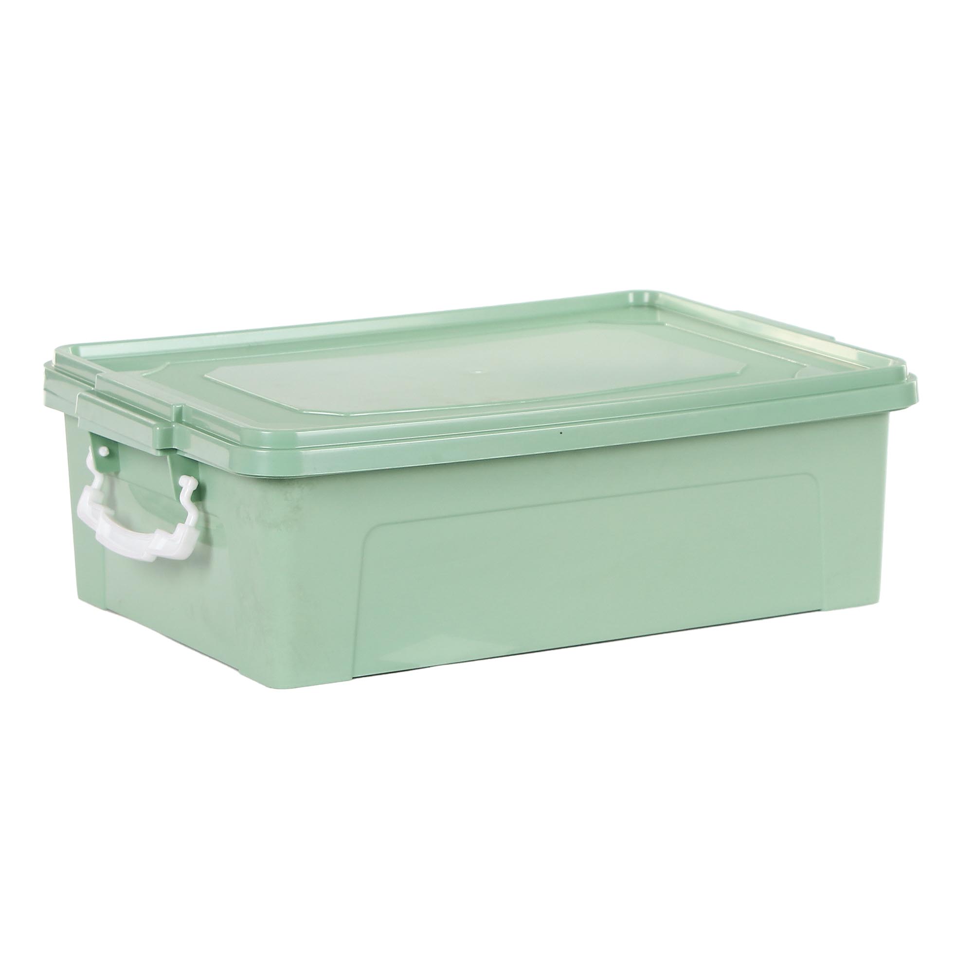 Контейнер Stars Plast для хранения 10 л, зеленый контейнер круглый доляна пищевой 500 мл зеленый