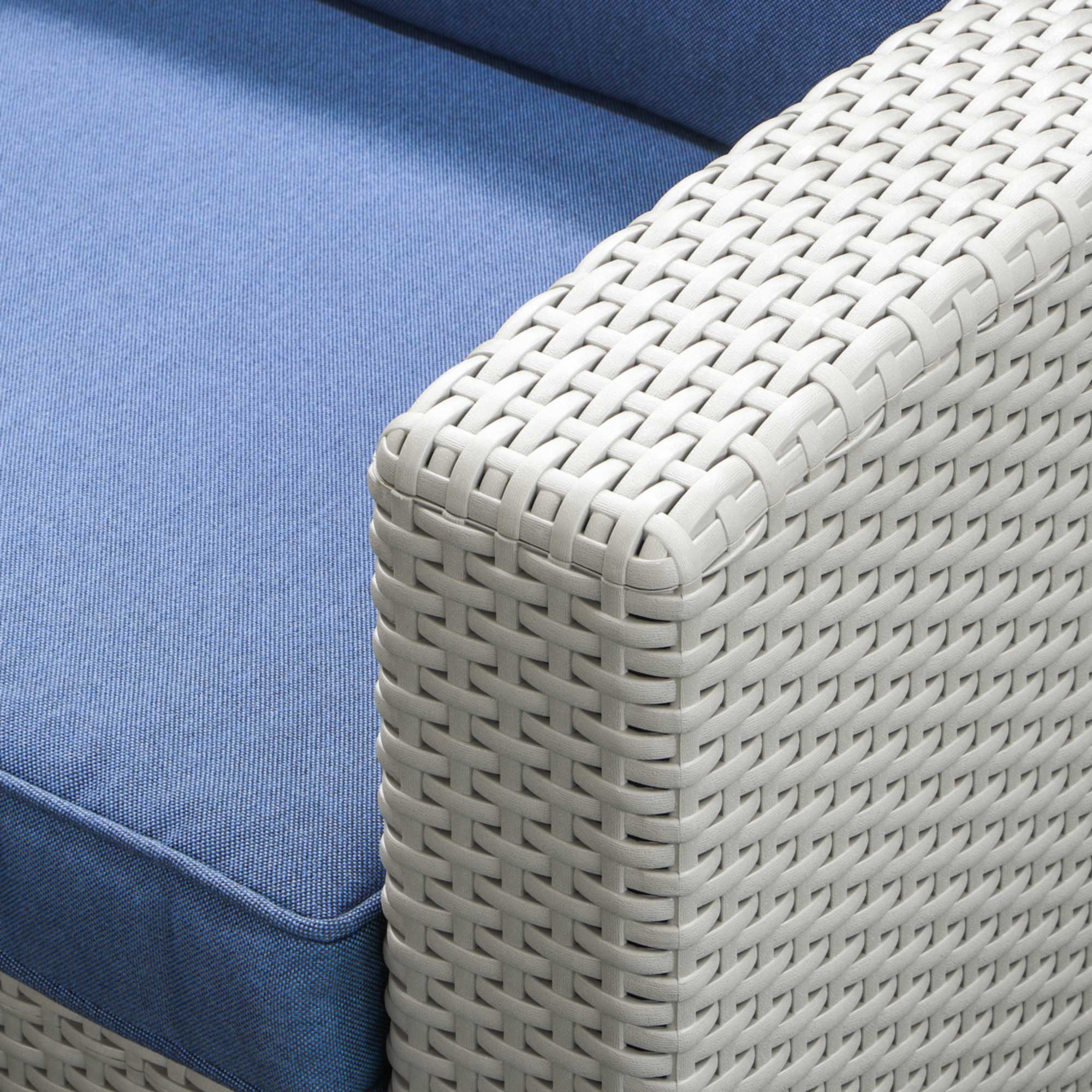 Комплект мебели LF угловой серый, цвет синий, размер 260/210х70х80 - фото 6