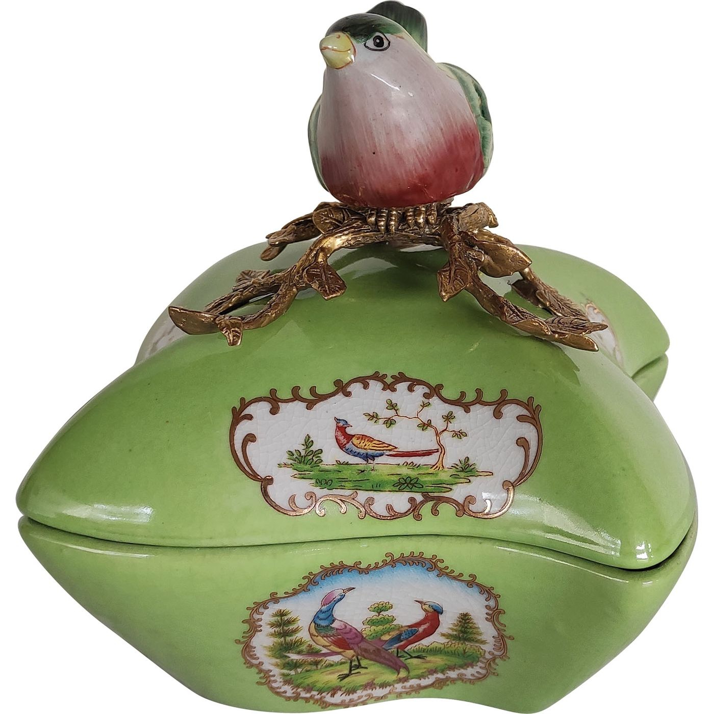 Шкатулка Glasar с птичкой 15x15x16 см шкатулка glasar с разноцветной птичкой 11x11x10 см