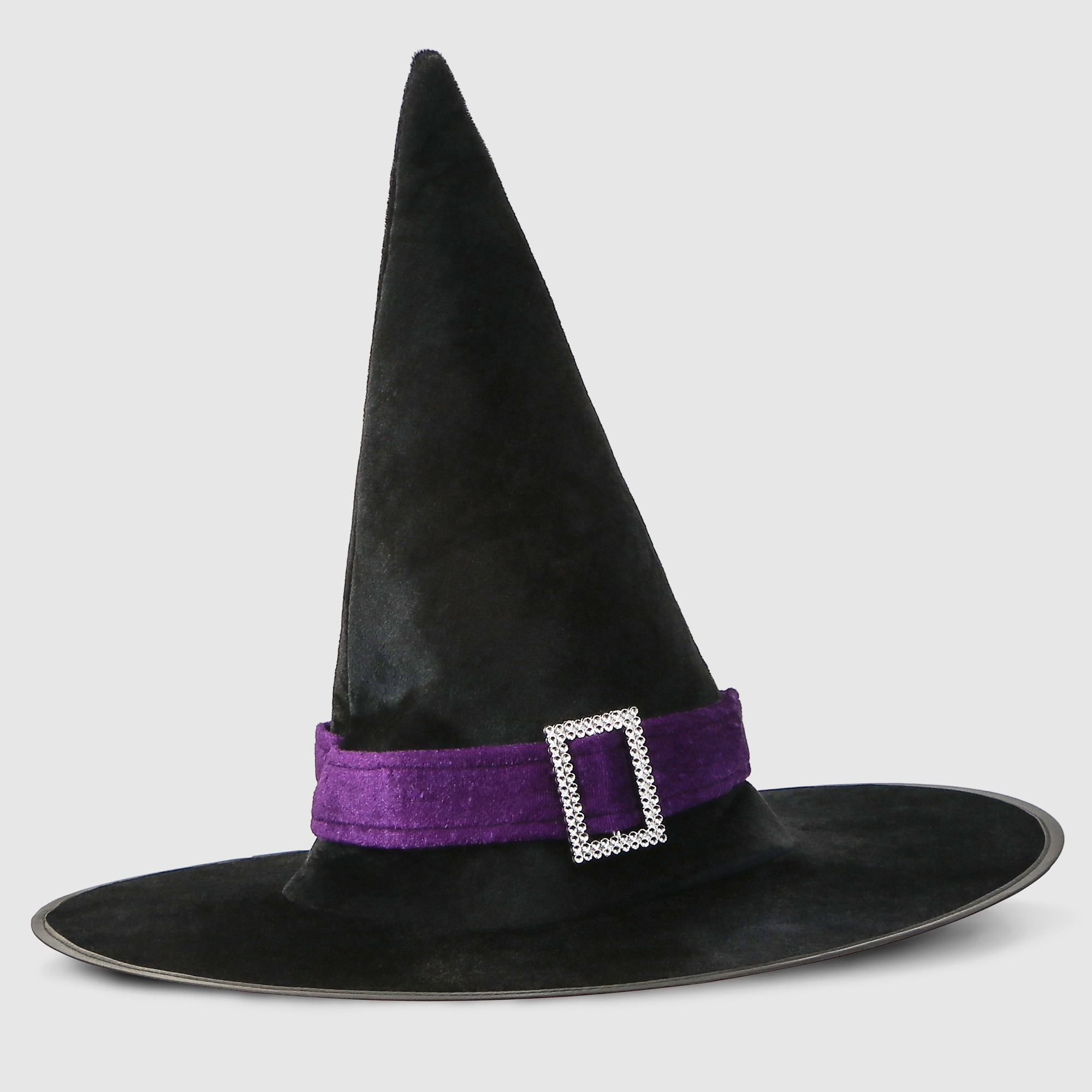 Колпак Long Cheng Yiwu City ведьма с лентой черно-фиолетовый 54, цвет черный, размер 54 - фото 1
