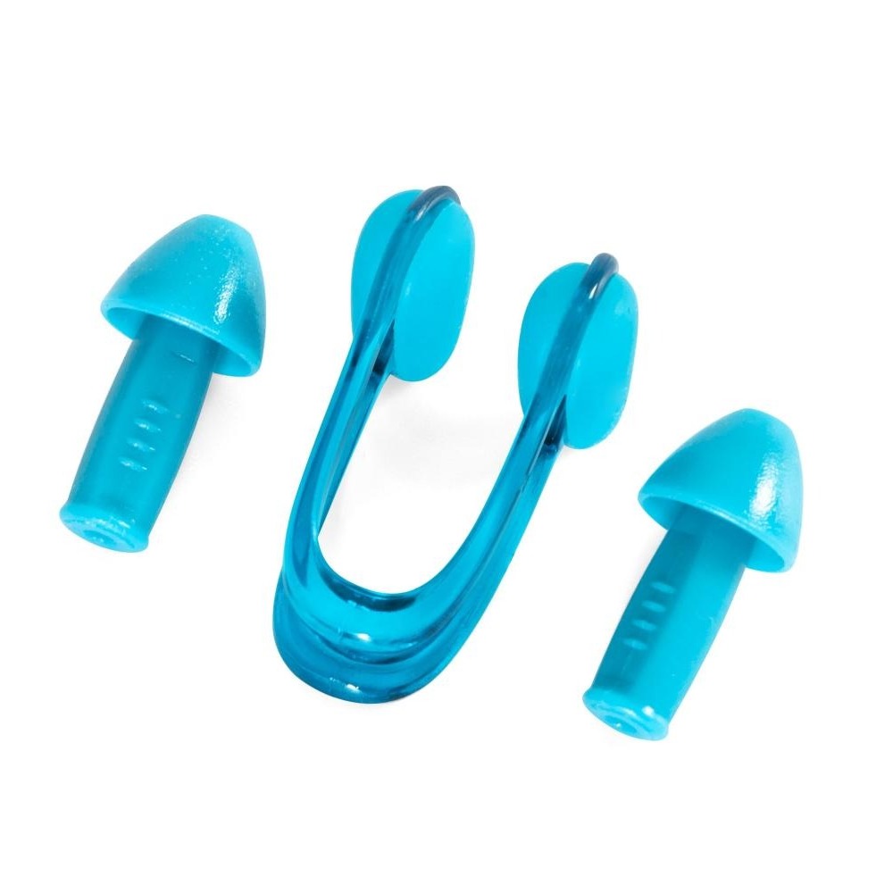 Комплект Bestway зажим для носа и беруши (26032) очки для плавания детские беруши цвет голубой