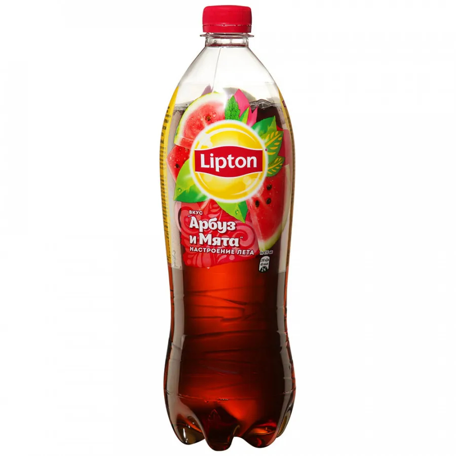 Чай холодный Lipton Арбуз-Мята, 1 л холодный чай lipton липтон персик 1 литр пэт 12 шт в уп