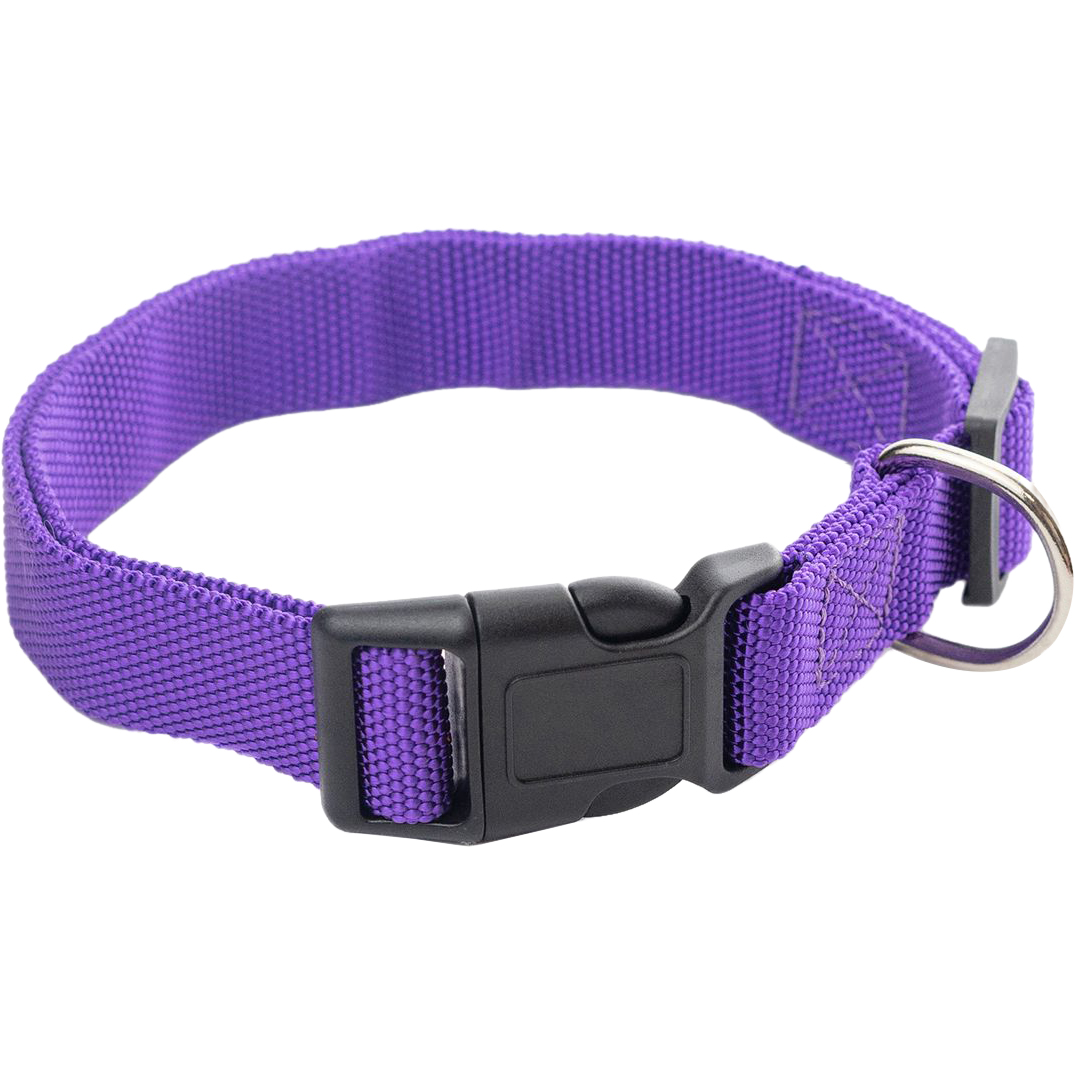 фото Ошейник для собак хорошка спорт усиленный 25x400-650 мм фиолетовый