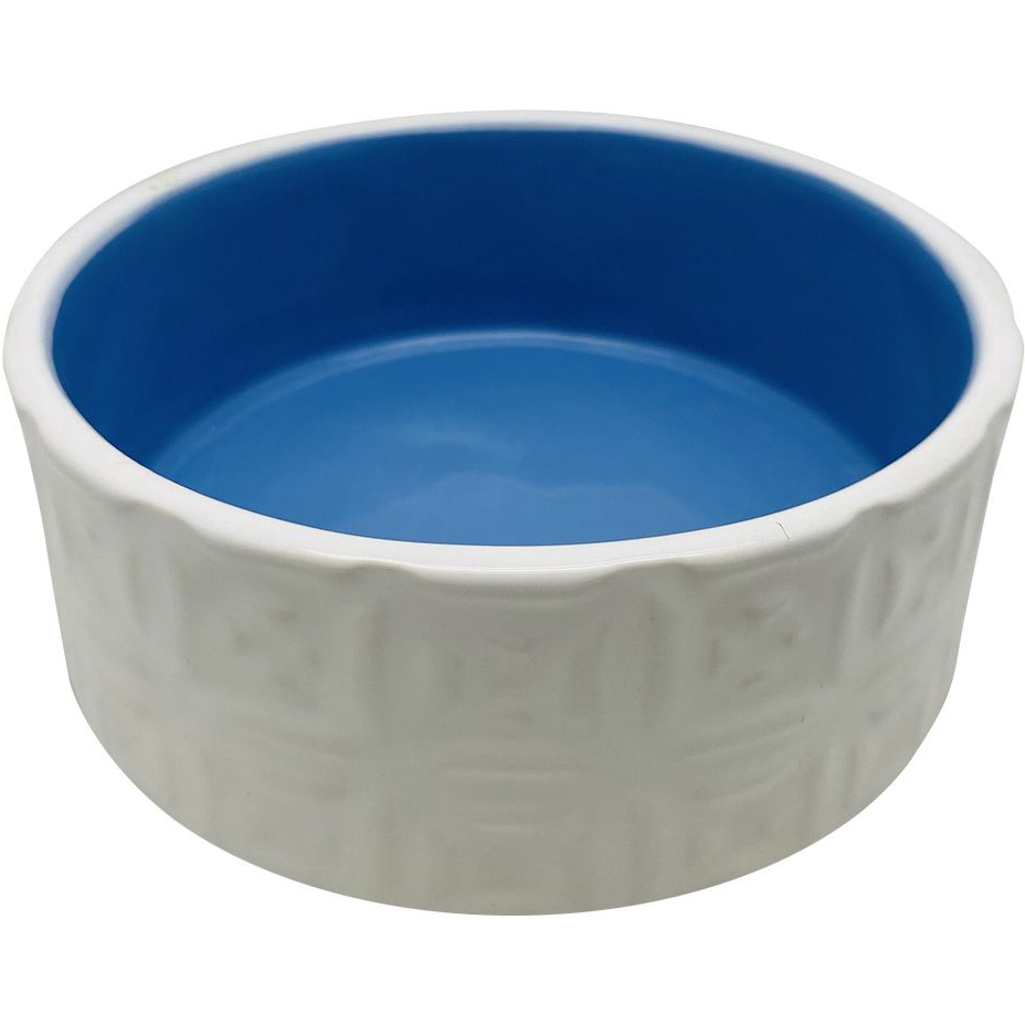 Миска для животных Foxie Rhombus синяя 12,5х5 см 330 мл миска для собак ferplast marte керамика 0 35 л
