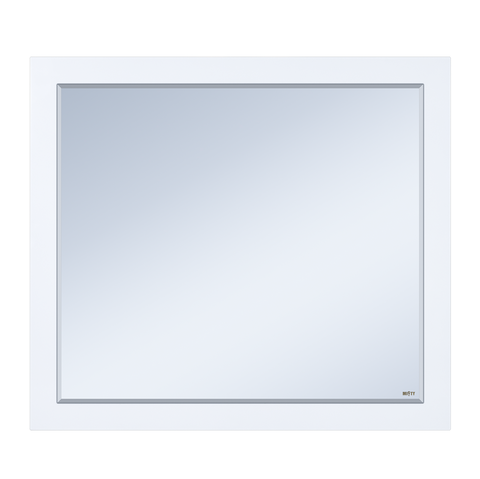 Зеркало Мисти Купер 90 в раме белое зеркало 8 мм с полочкой мисти джулия 65
