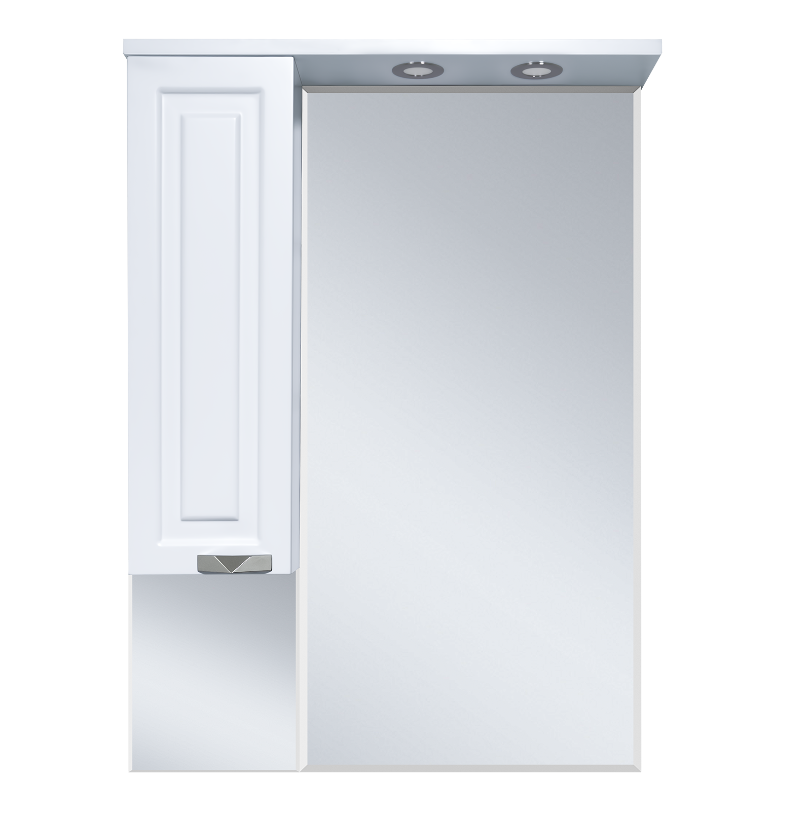 Зеркало-шкаф Мисти Терра 70 белый левый терра лофт сб 2962 шкаф 2 х дверный