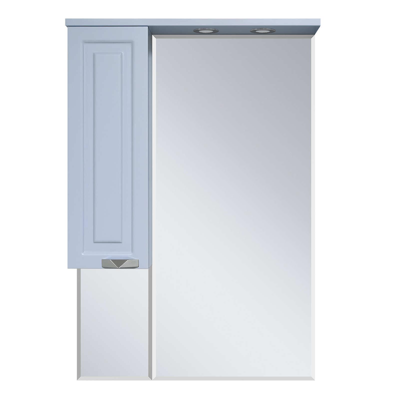 Зеркало-шкаф Мисти Терра 70 серый левый терра лофт сб 2962 шкаф 2 х дверный