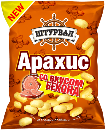 фото Арахис atardo жареный со вкусом бекона, 50 г