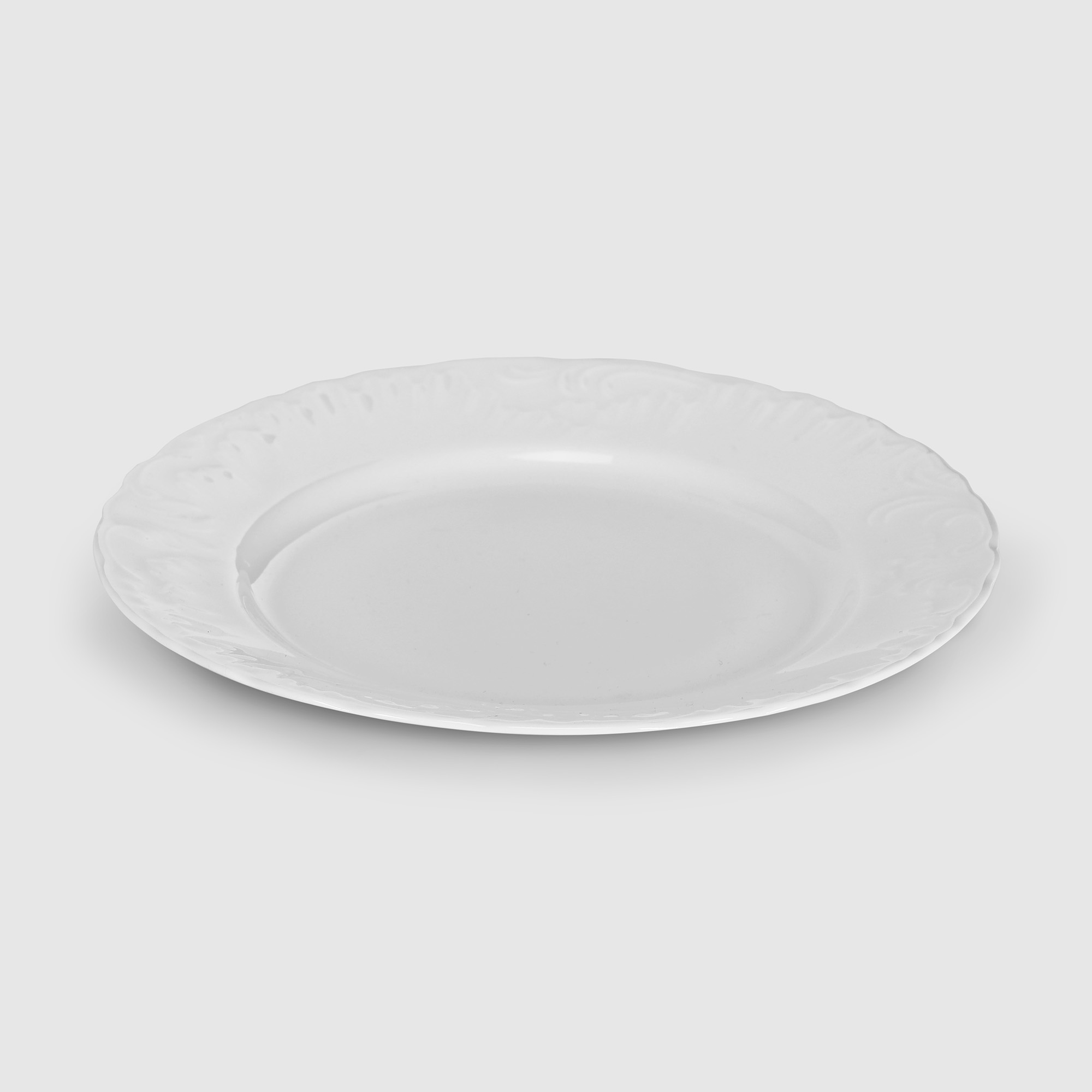 Тарелка десертная Cmielow Rococo 17 см, цвет белый - фото 1
