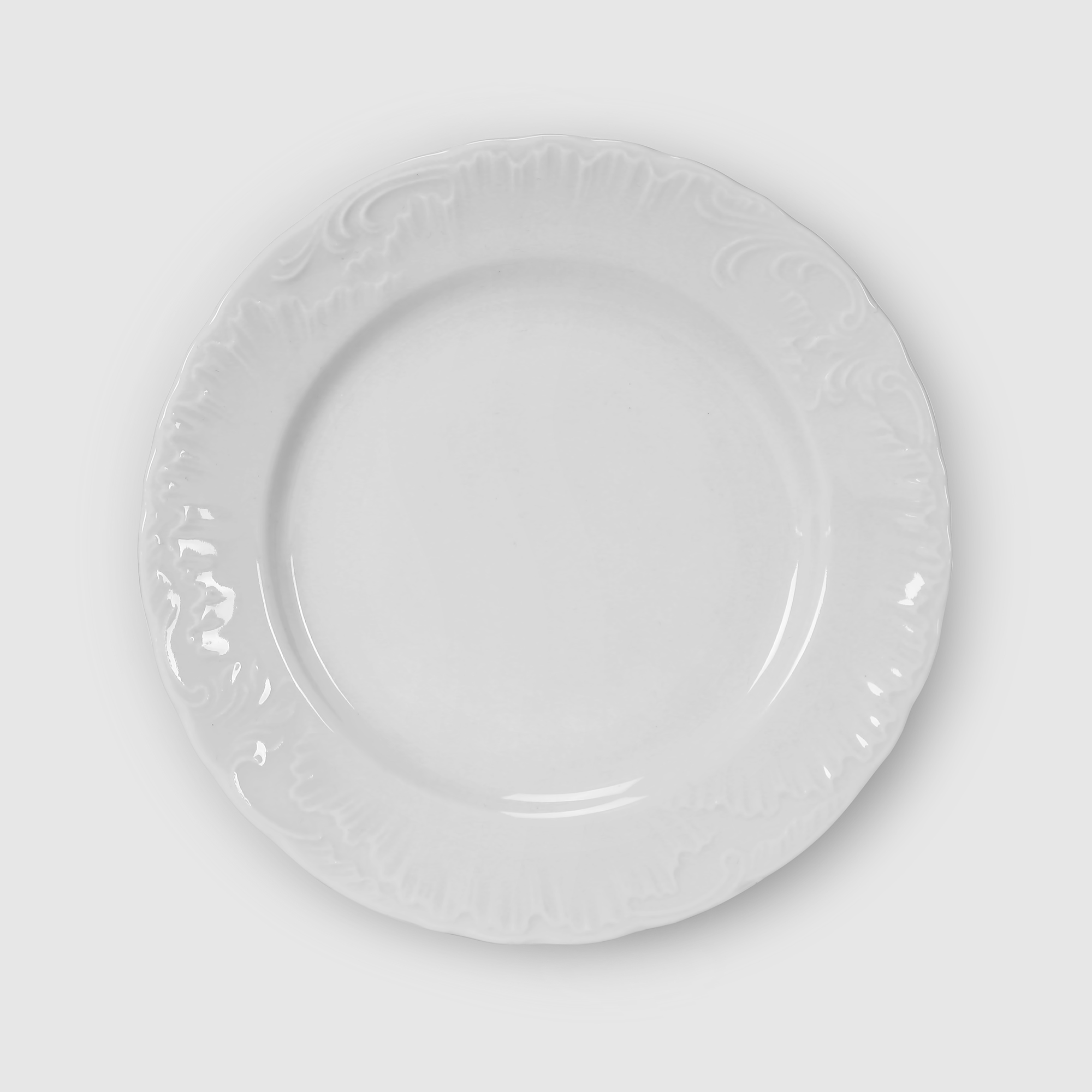 Тарелка десертная Cmielow Rococo 19 см, цвет белый - фото 2