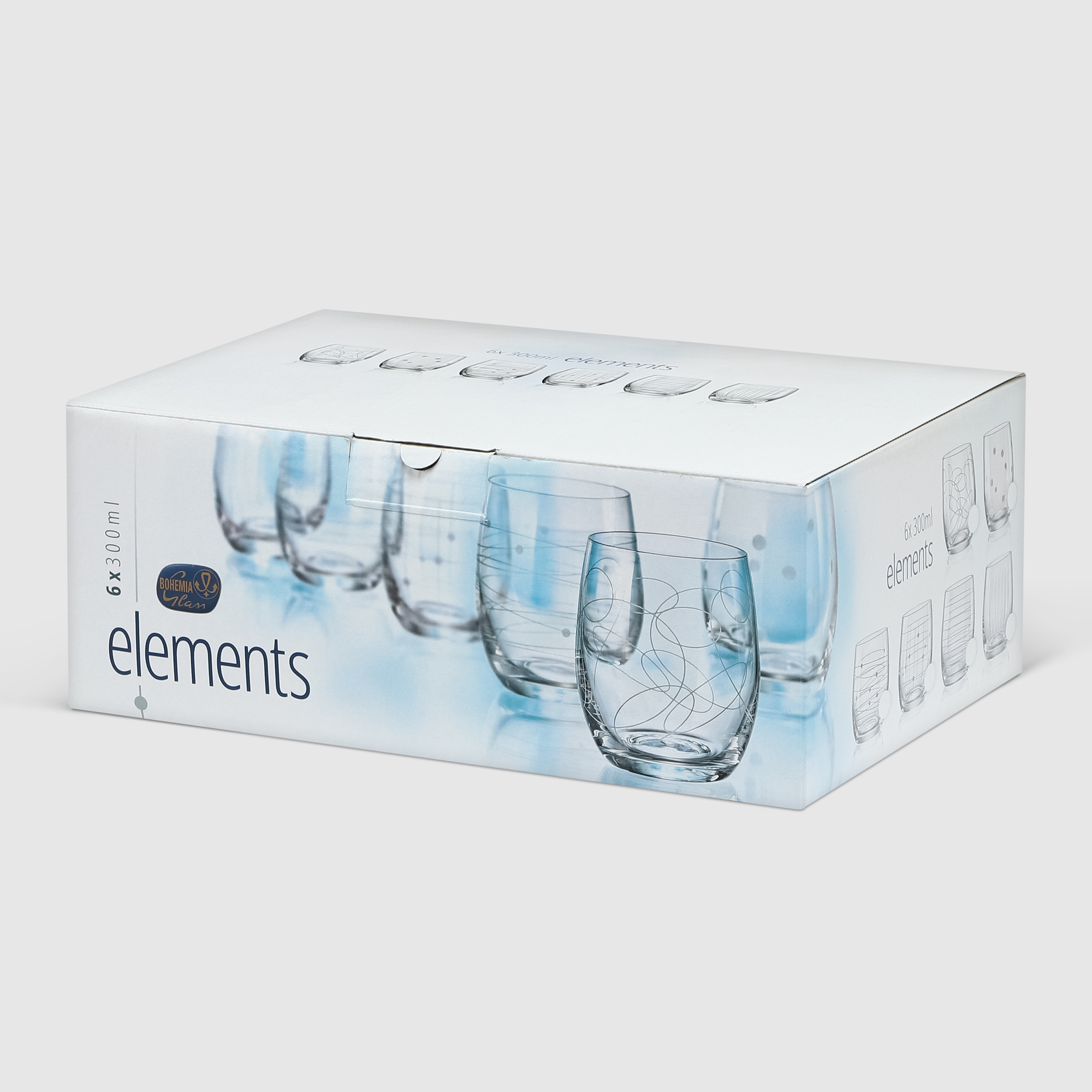 Набор стаканов для воды Bohemia Crystall Клаб El 300 мл 6 шт - фото 8