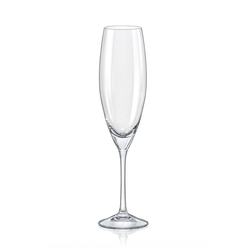 фото Набор бокалов для шампанского bohemia crystall софия 230 мл 6 шт