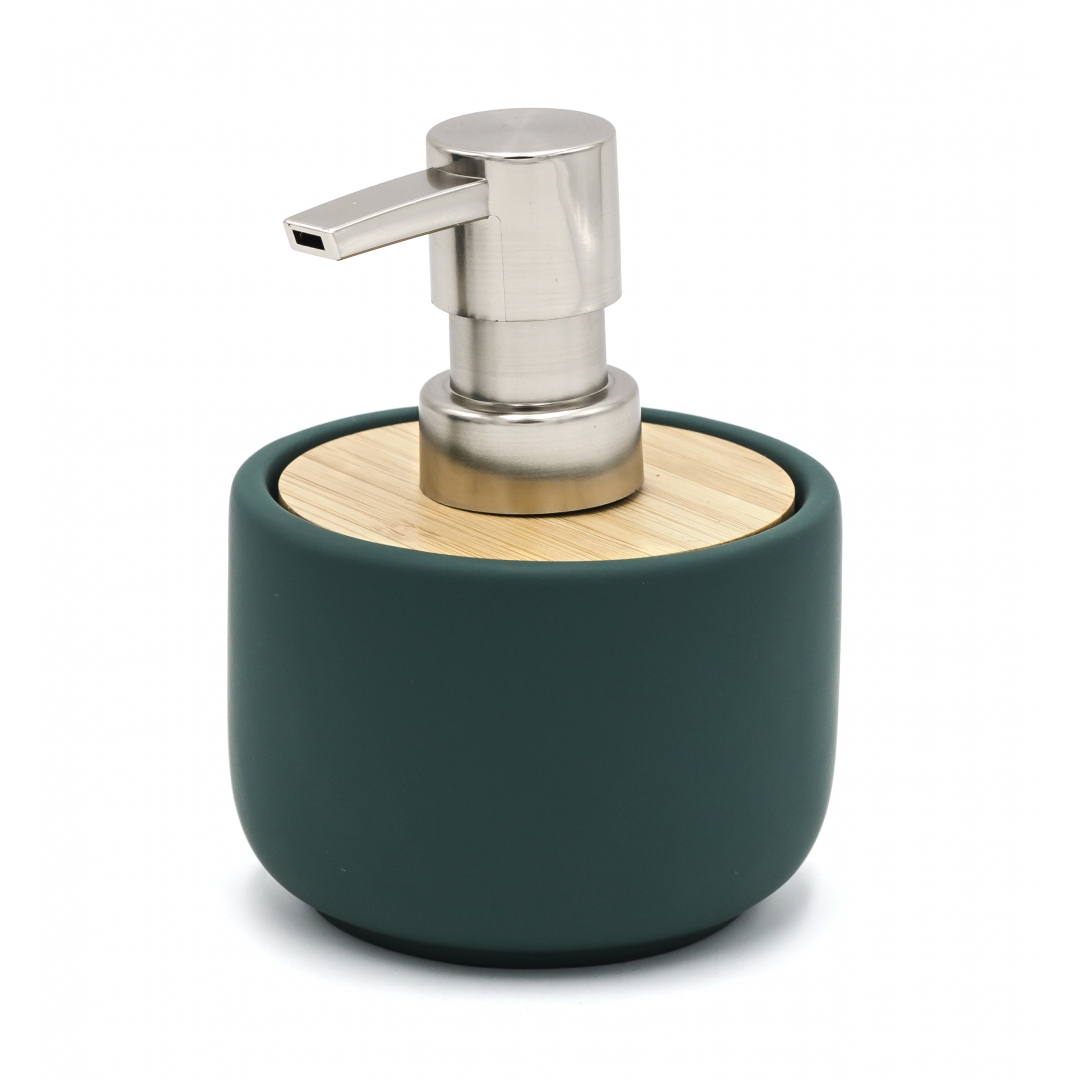 Дозатор для мыла Ridder Fancy зелёный 9,5х12 см дозатор для жидкого мыла ridder fancy чёрный 200 мл