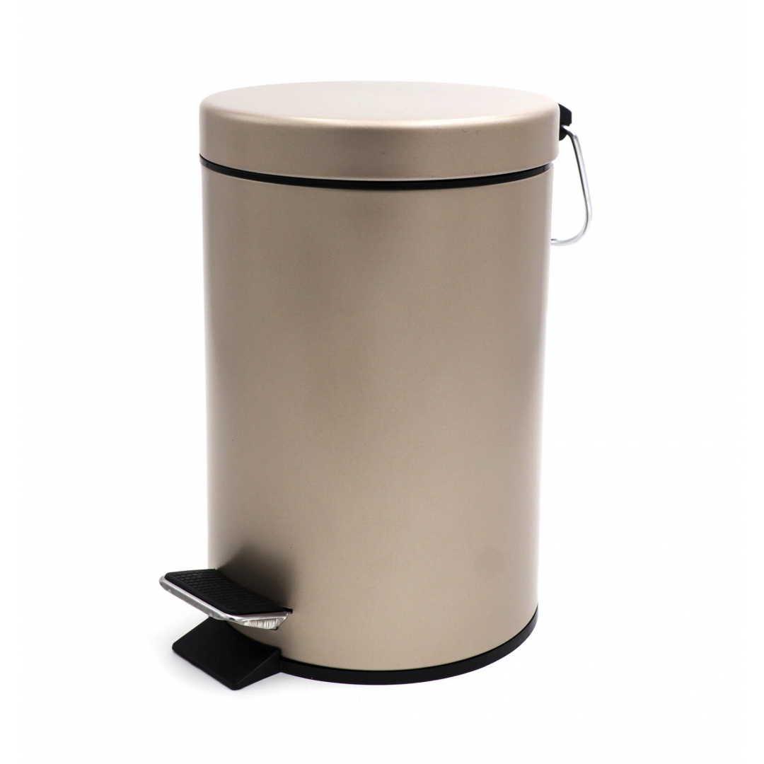 Ведро для мусора Ridder Ed серый металлик 22х16,8х25,8 см