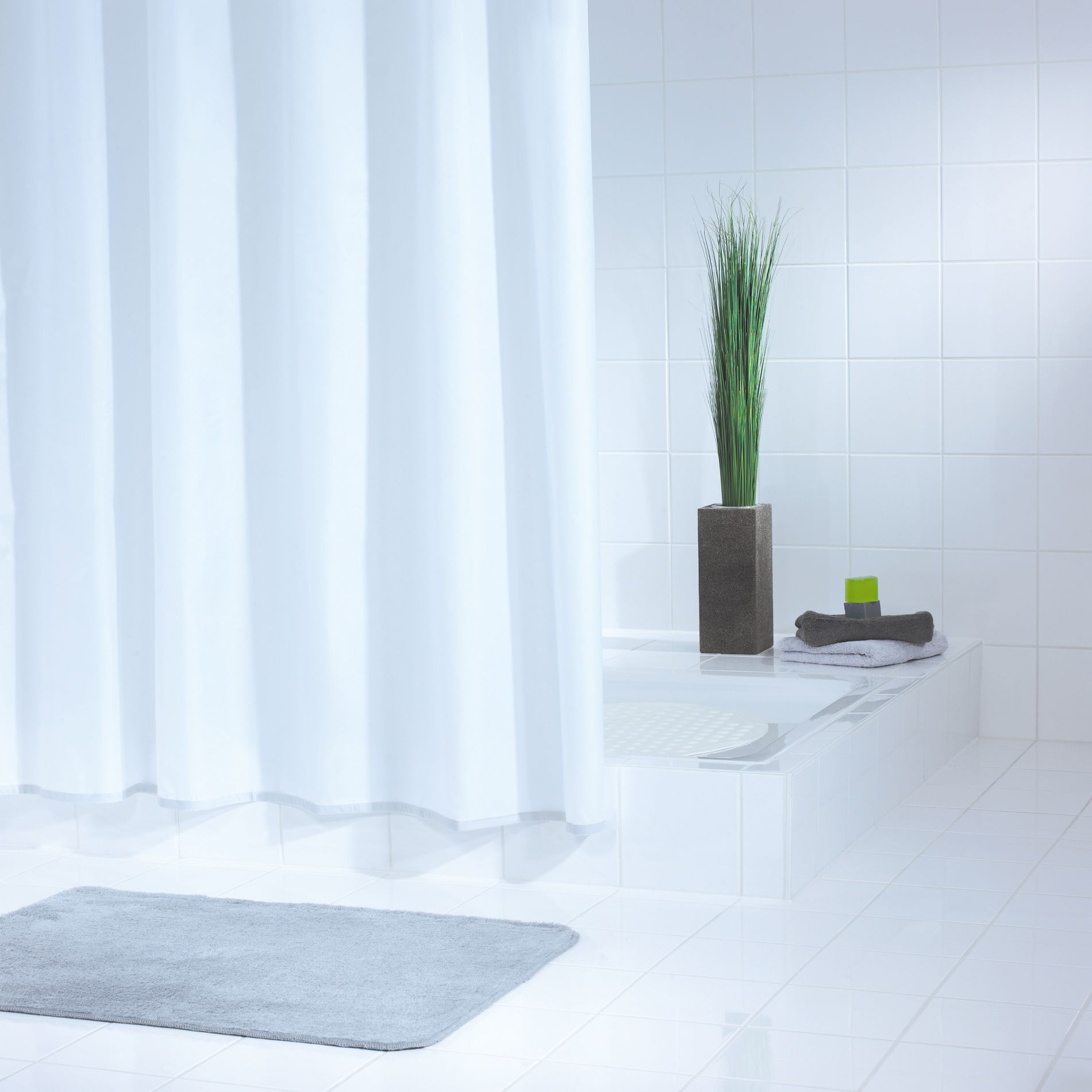 Штора для ванной Ridder Standard белая 240х180 см, цвет белый - фото 2