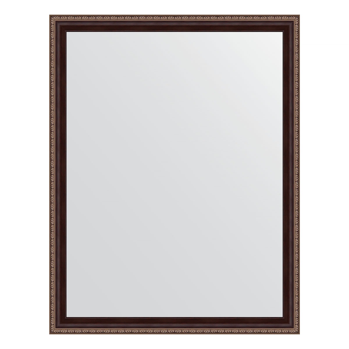 Зеркало в багетной раме Evoform махагон с орнаментом 50 мм 73x93 см