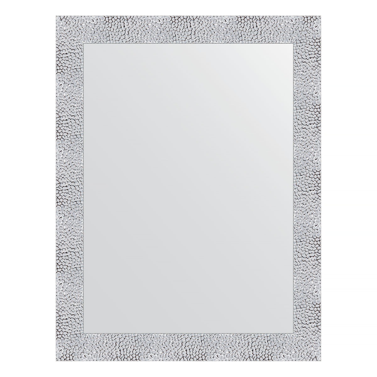 Зеркало в багетной раме Evoform чеканка белая 70 мм 66x86 см зеркало 51х141 см чеканка белая evoform definite by 3098