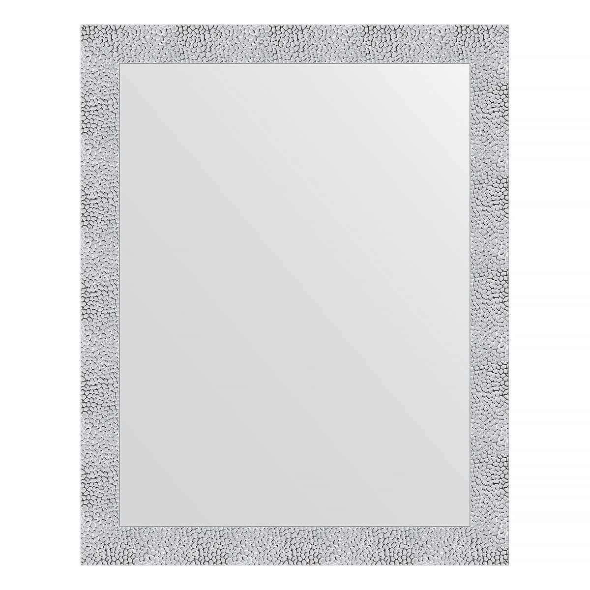 Зеркало в багетной раме Evoform чеканка белая 70 мм 76x96 см зеркало 51х141 см чеканка белая evoform definite by 3098
