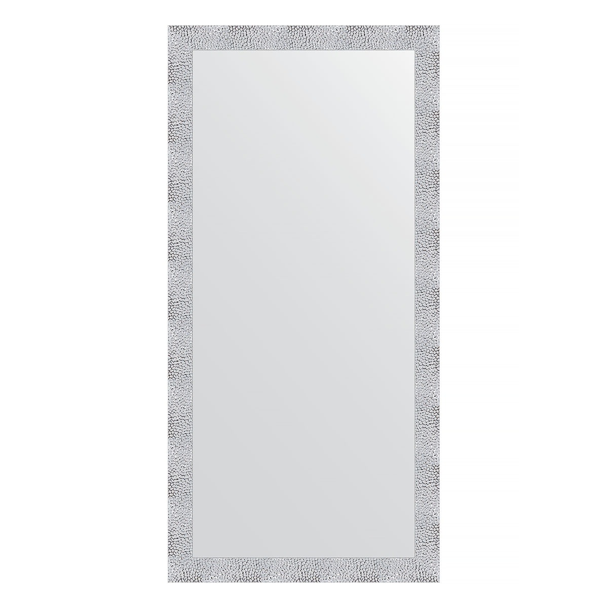 Зеркало в багетной раме Evoform чеканка белая 70 мм 76x156 см
