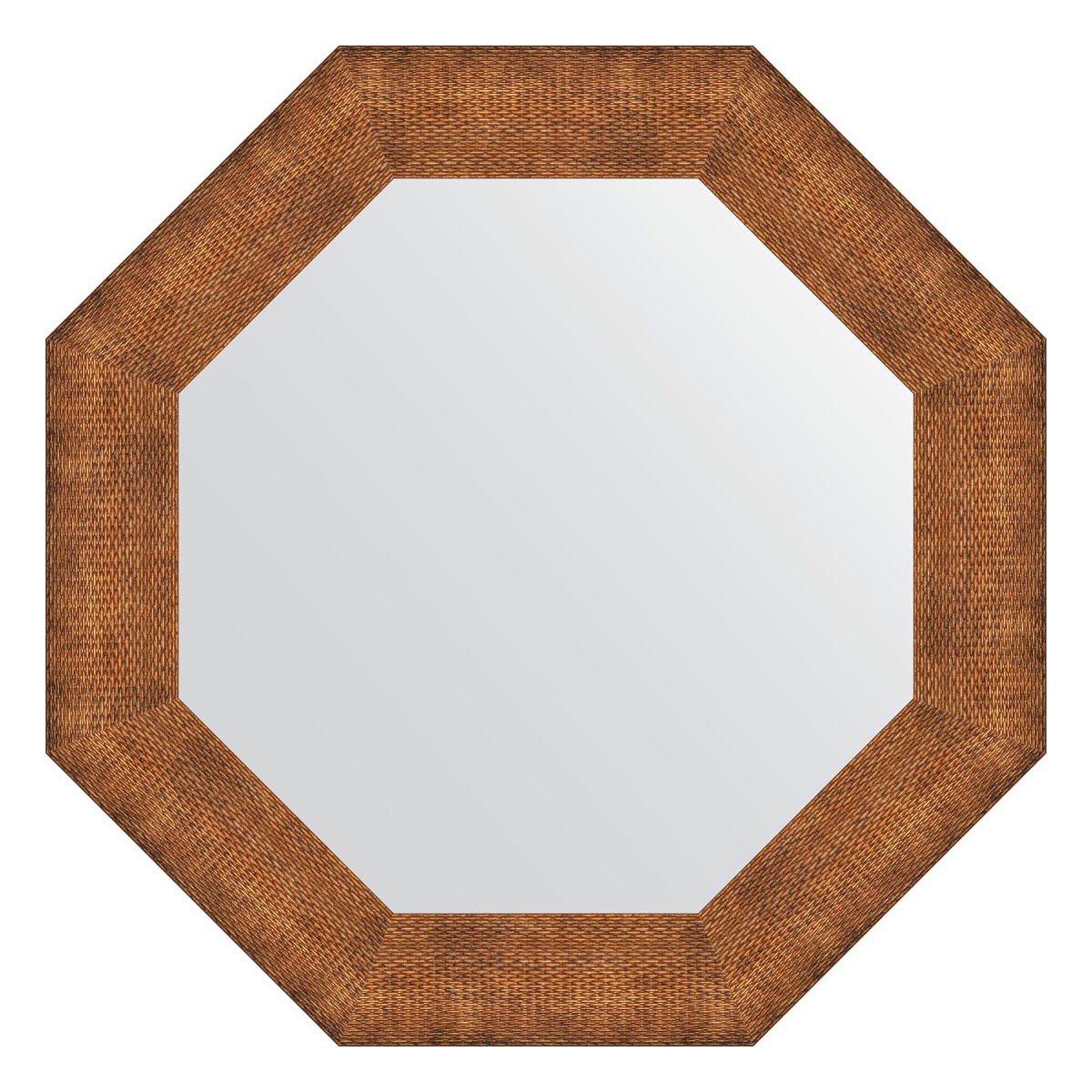 Зеркало в багетной раме Evoform медная кольчуга 88 мм 67x67 см