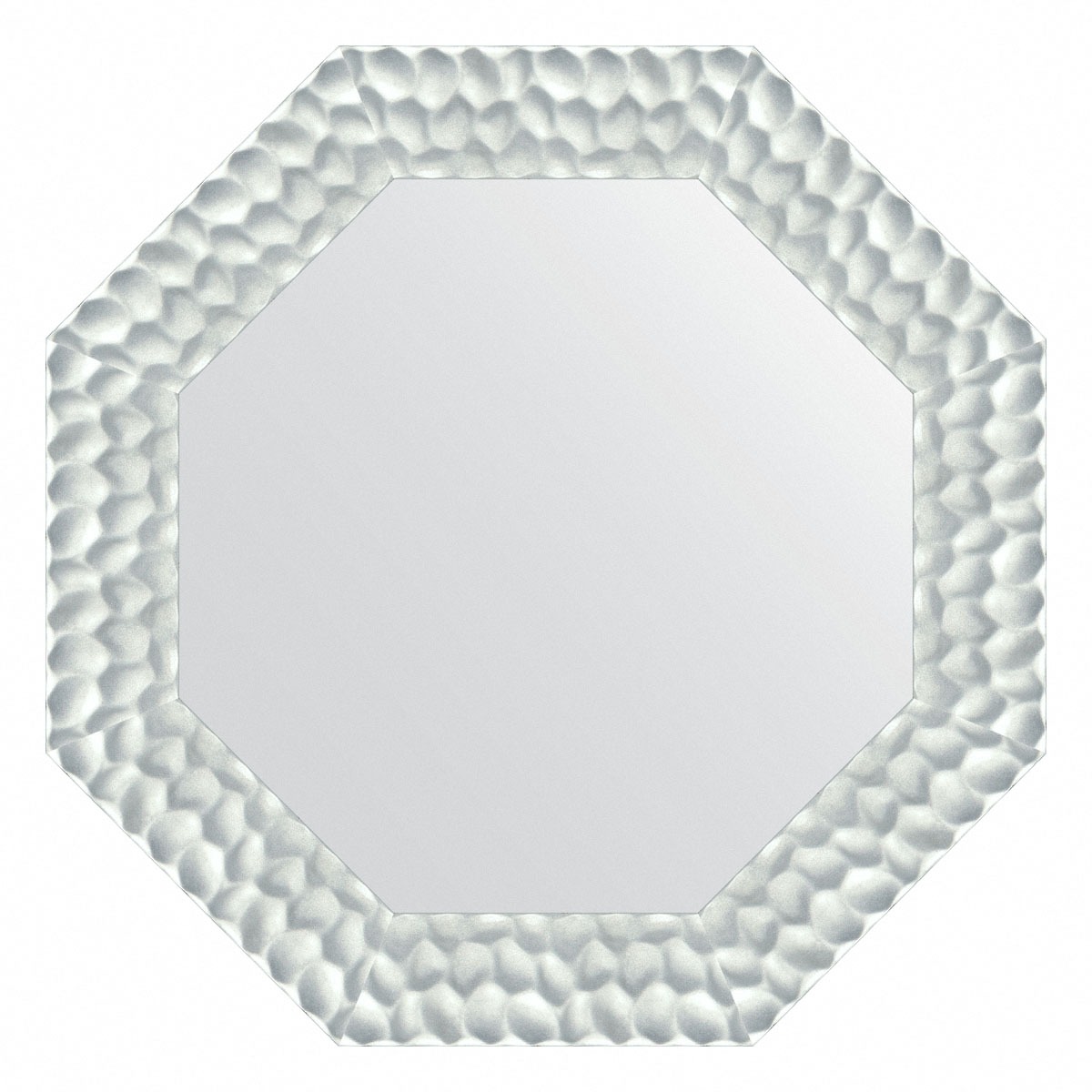 Зеркало в багетной раме Evoform перламутровые дюны 89 мм  67x67 см
