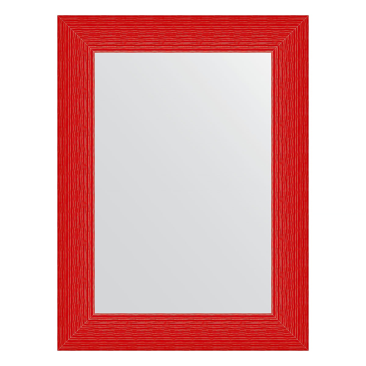 Зеркало в багетной раме Evoform красная волна 89 мм 60x80 см