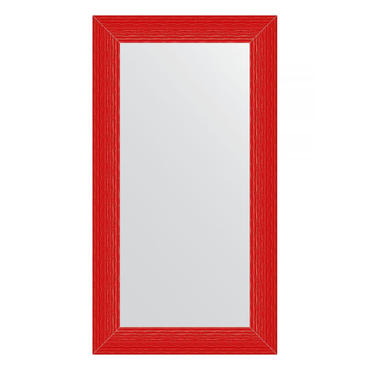фото Зеркало в багетной раме evoform красная волна 89 мм 60x110 см