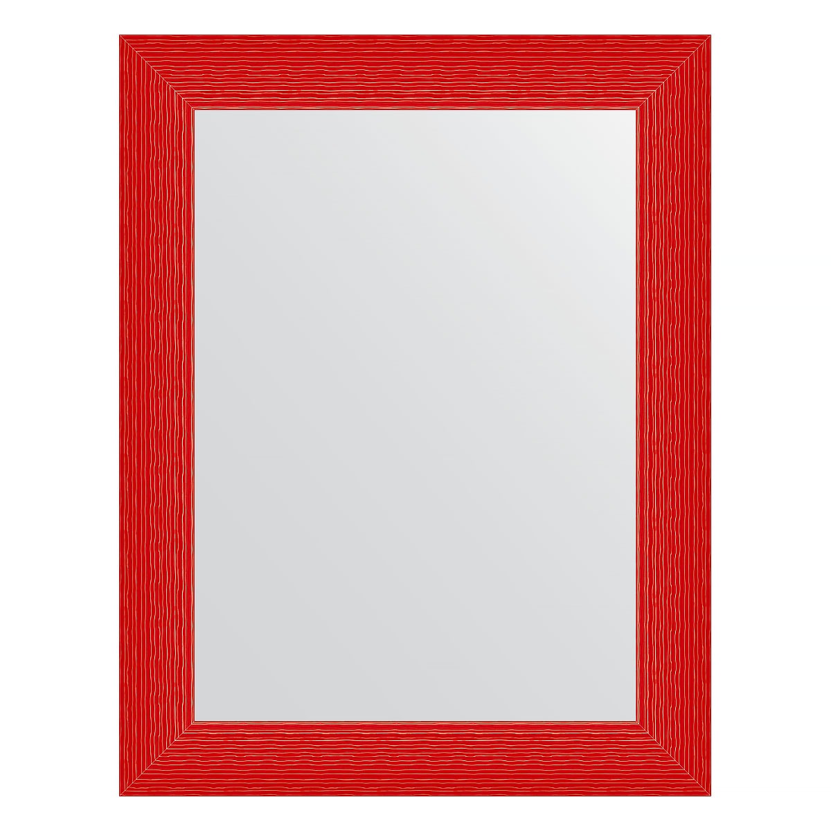 Зеркало в багетной раме Evoform красная волна 89 мм 70x90 см
