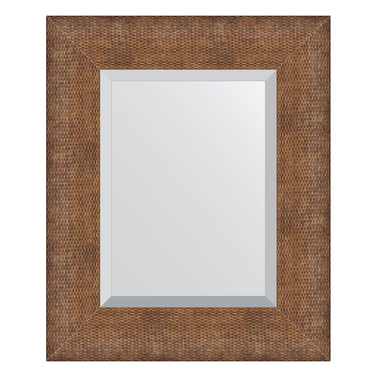 Зеркало с фацетом в багетной раме Evoform медная кольчуга 88 мм 47x57 см зеркало с гравировкой в багетной раме evoform медная кольчуга 88 мм 57x74 см