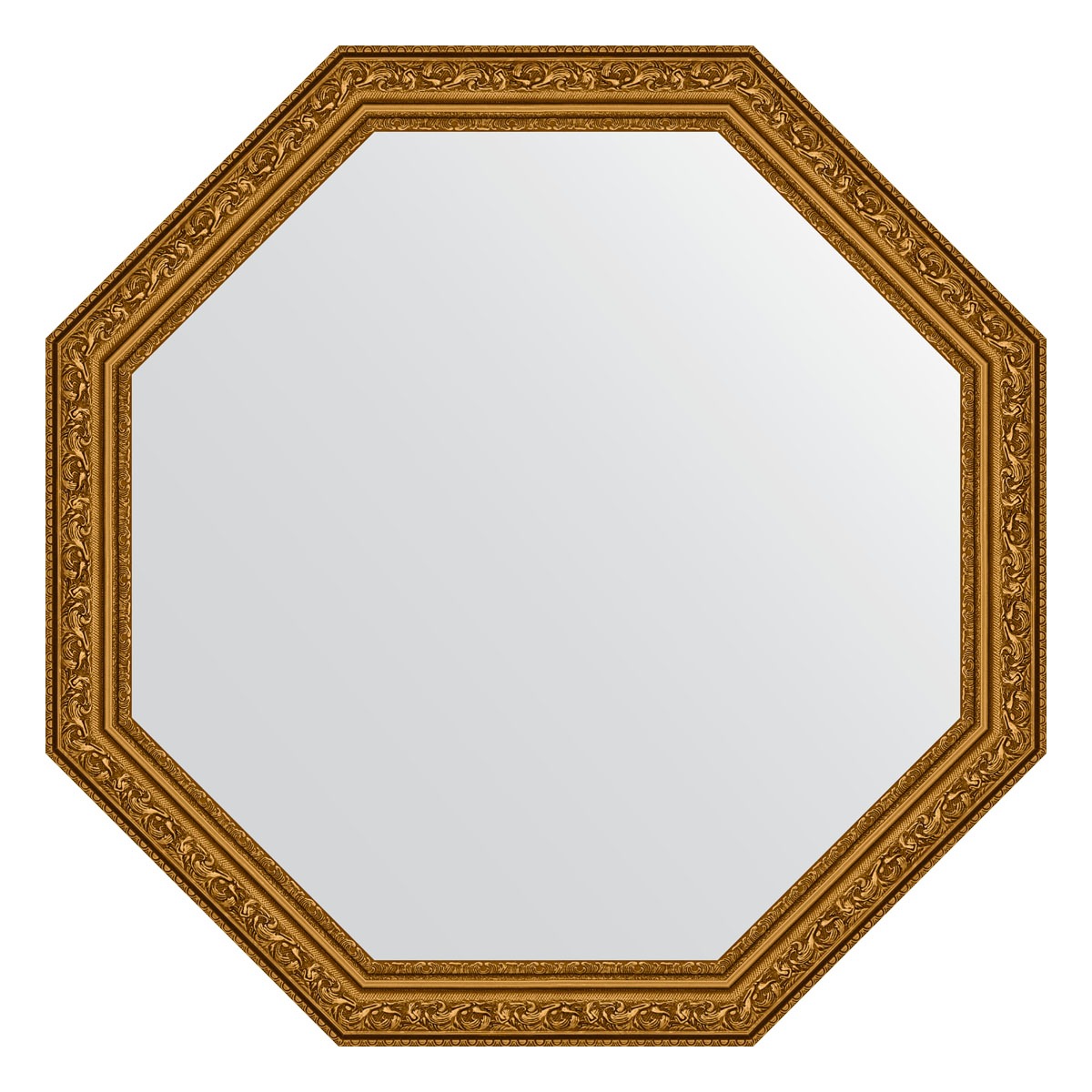 Зеркало в багетной раме Evoform виньетка состаренное золото 56 мм 65x65 см зеркало в багетной раме evoform виньетка состаренное серебро 56 мм 54х74 см