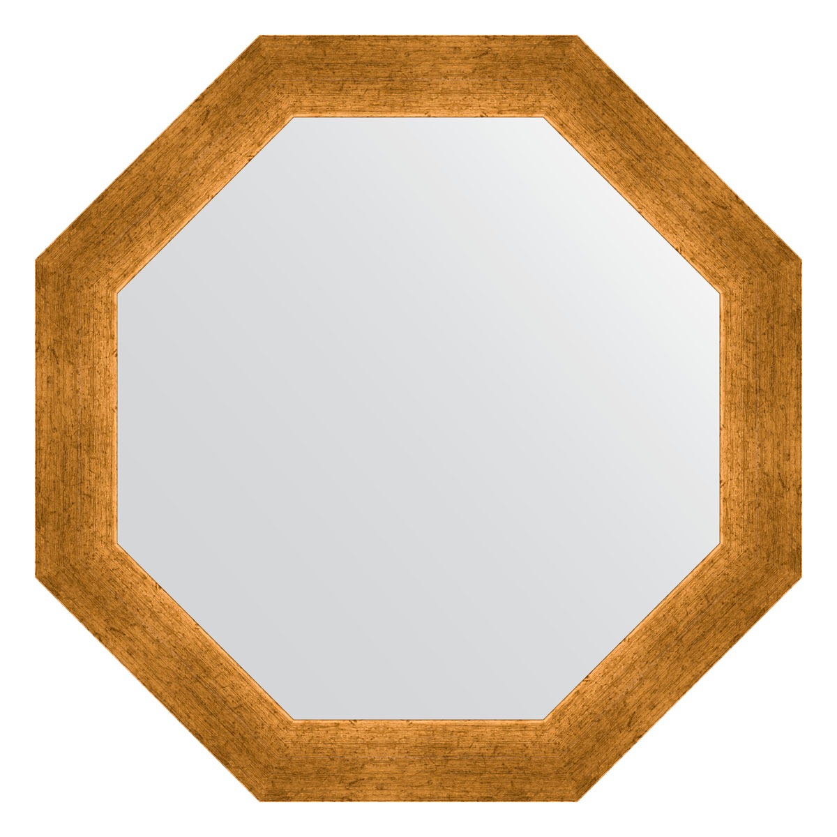 Зеркало в багетной раме Evoform травленое золото 59 мм 55x55 см