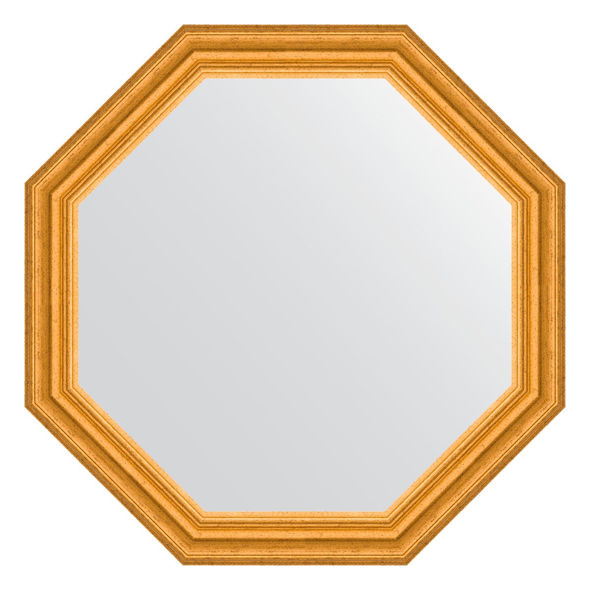 Зеркало в багетной раме Evoform состаренное золото 67 мм 67x67 см