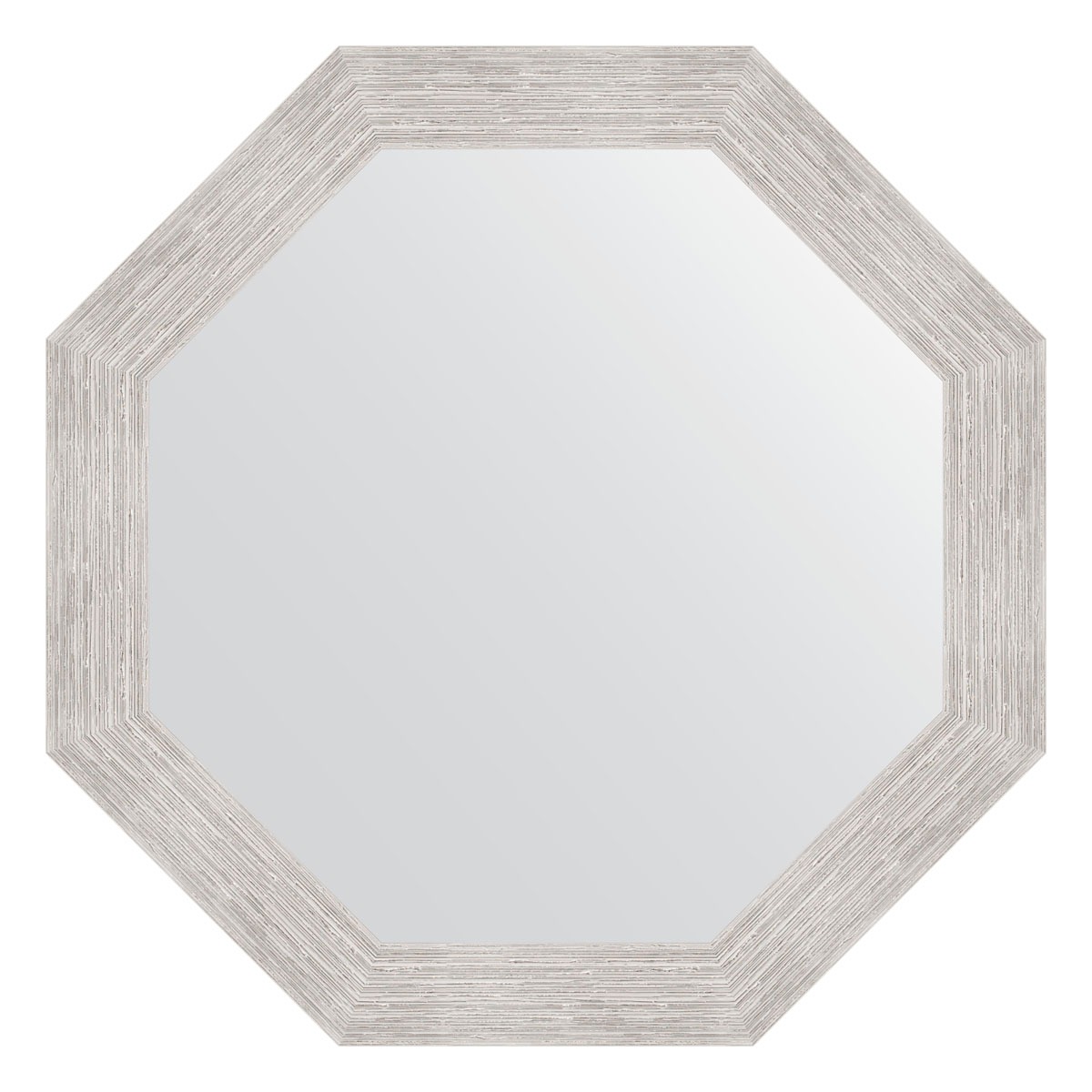 Зеркало в багетной раме Evoform серебряный дождь 70 мм 67x67 см