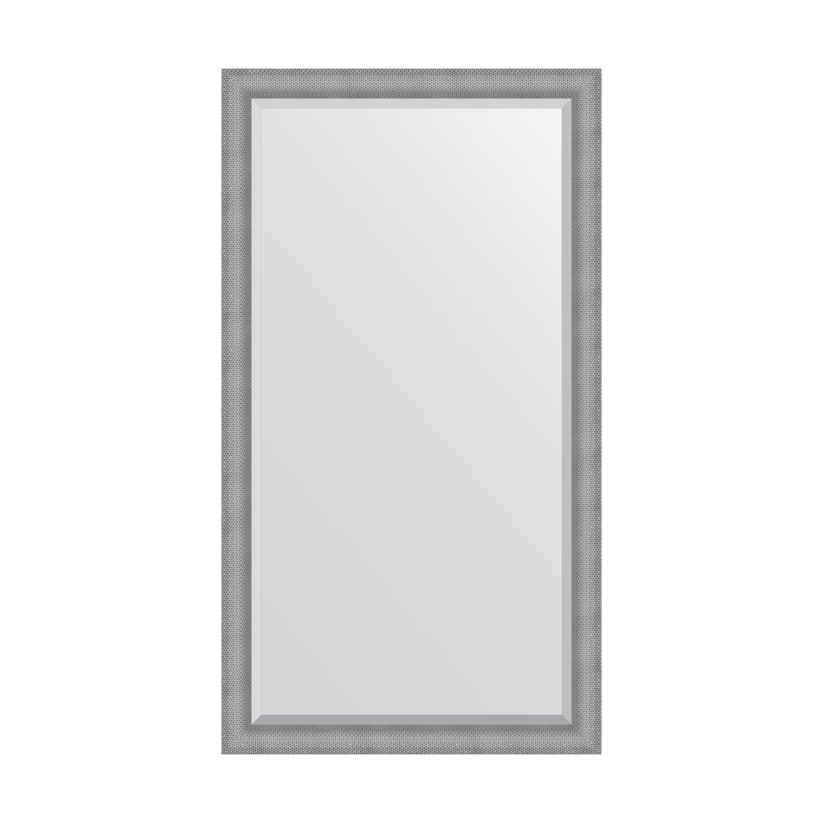 Зеркало напольное с фацетом  в багетной раме Evoform серебряная кольчуга 88 мм 112x202 см зеркало напольное с гравировкой в багетной раме evoform медная кольчуга 88 мм 112x202 см