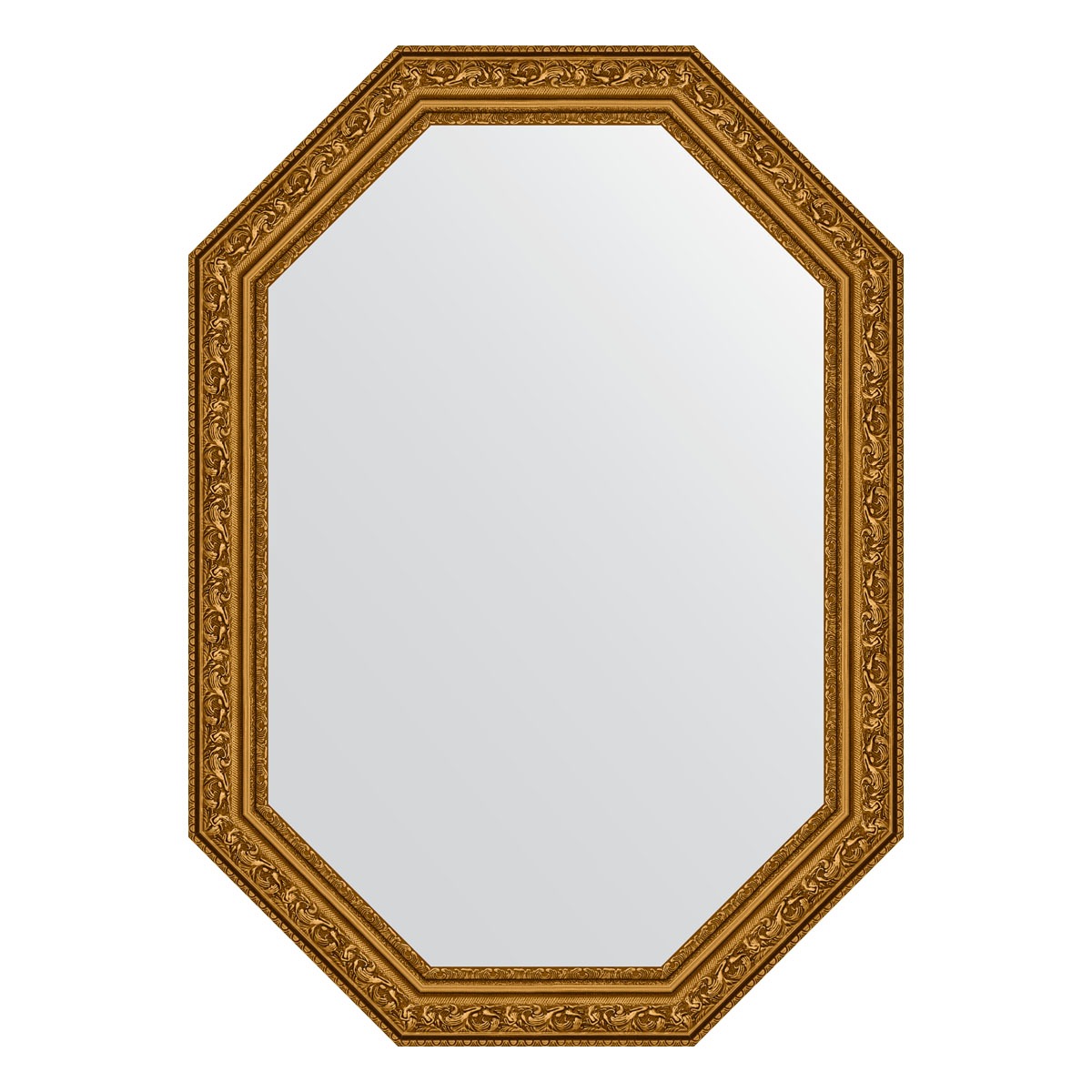Зеркало в багетной раме Evoform виньетка состаренное золото 56 мм 50x70 см зеркало в багетной раме evoform виньетка состаренное серебро 56 мм 54х74 см