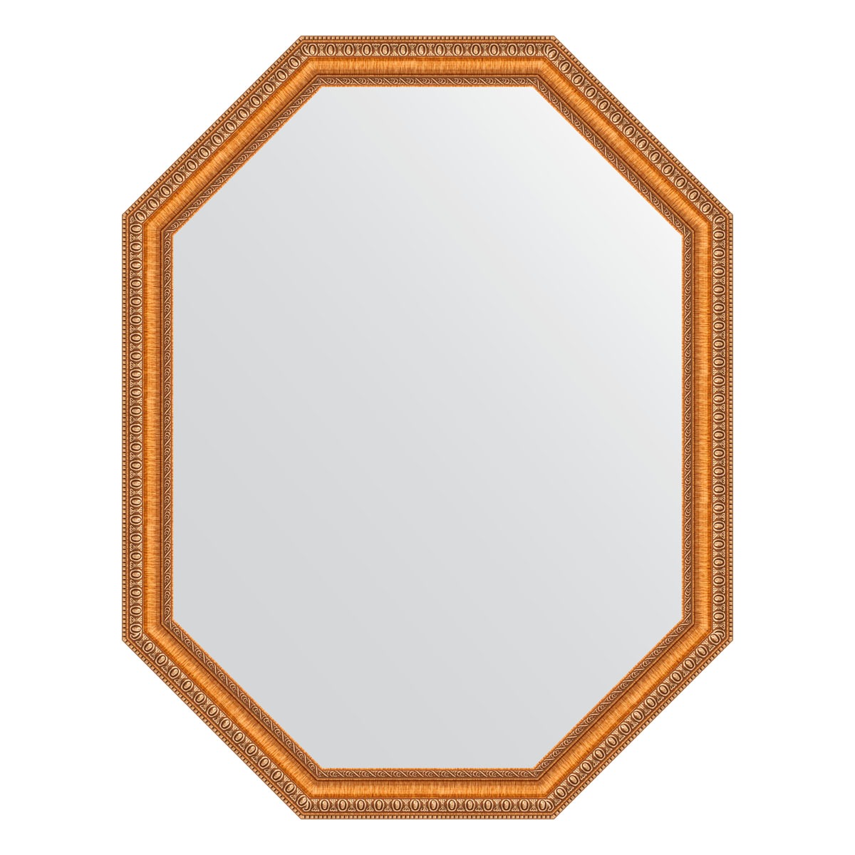 Зеркало в багетной раме Evoform золотые бусы на бронзе 60 мм 61x81 см
