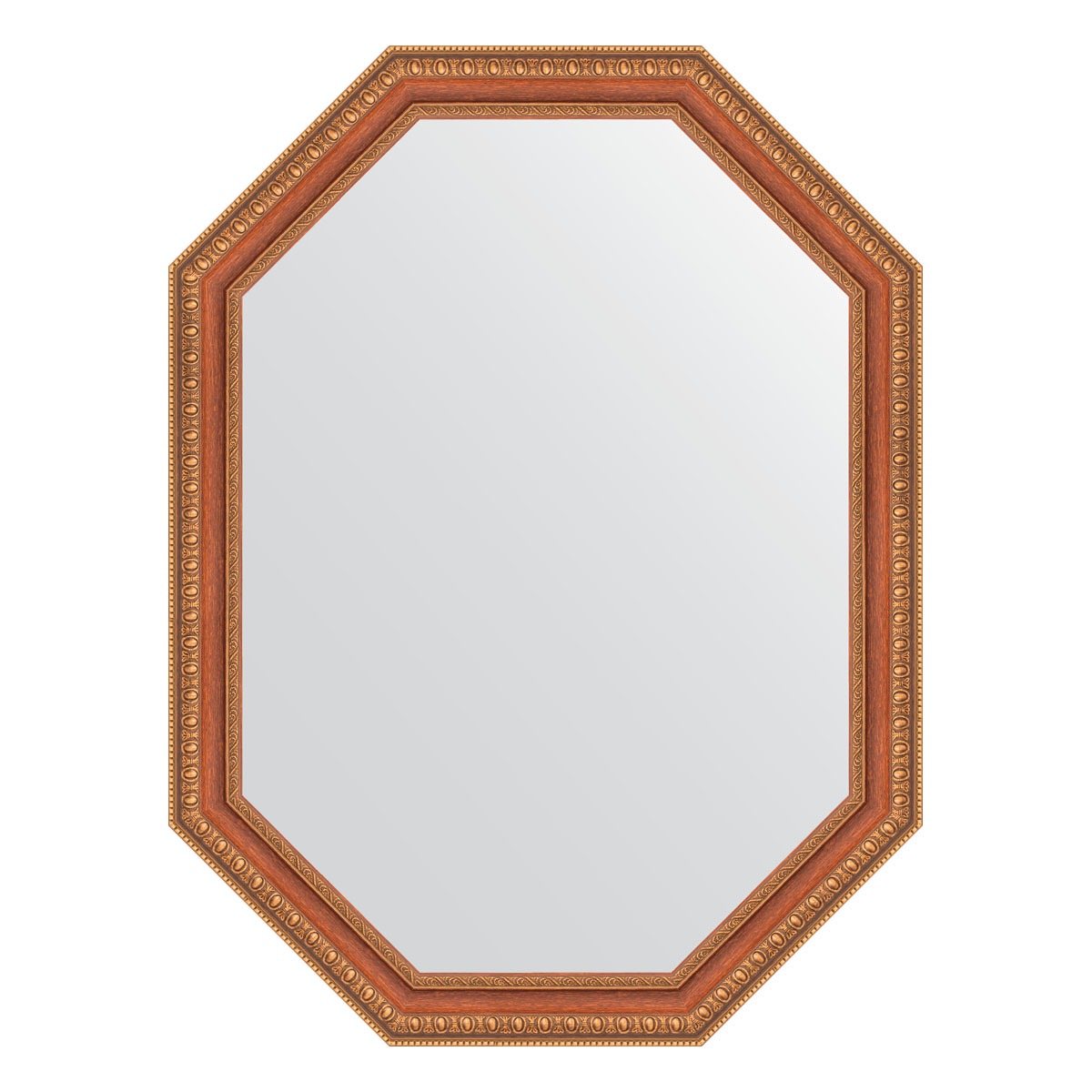 Зеркало в багетной раме Evoform бронзовые бусы на дереве 60 мм 61x81 см