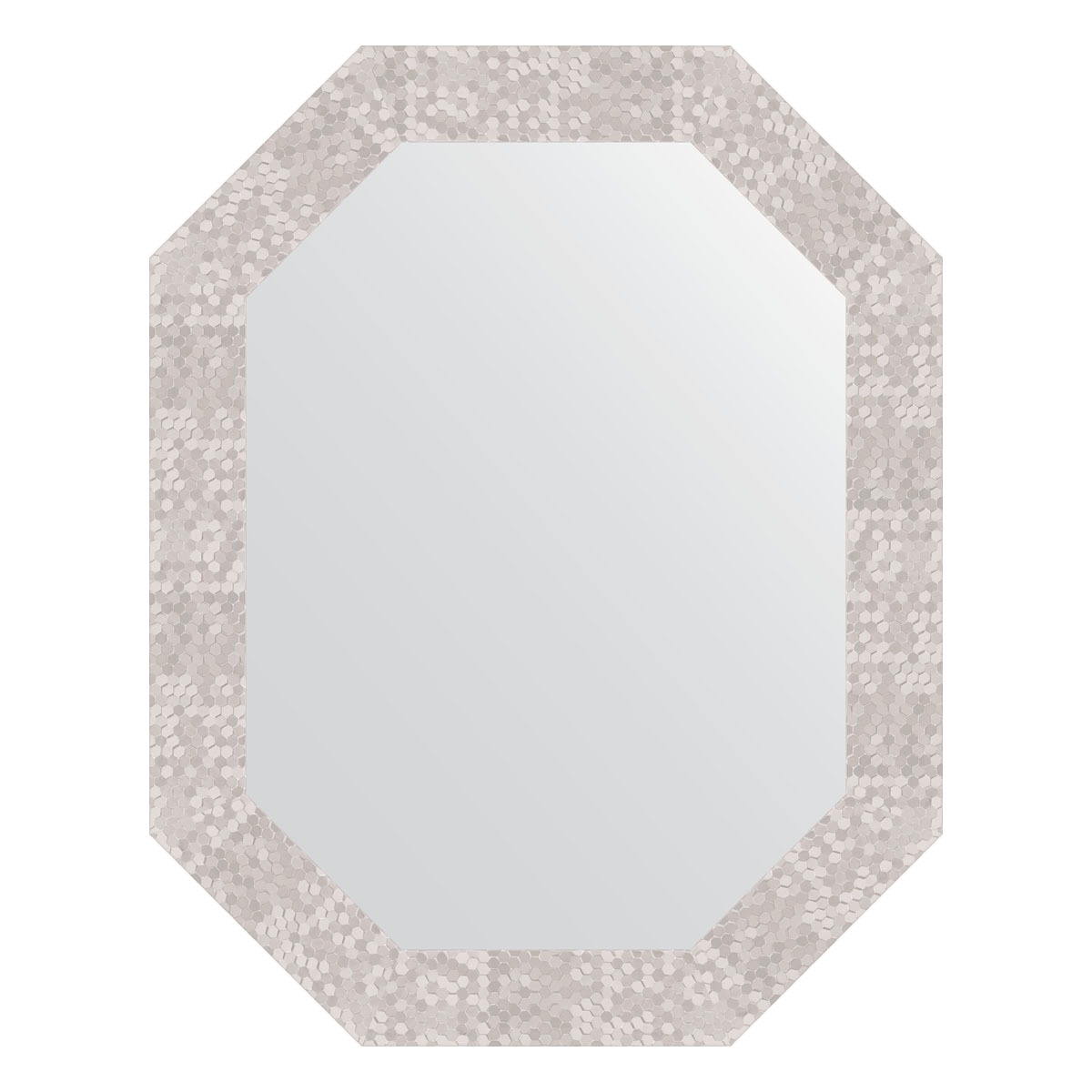 Зеркало в багетной раме Evoform соты алюминий 70 мм 57x72 см зеркало в багетной раме соты титан 70 мм 57x72 см
