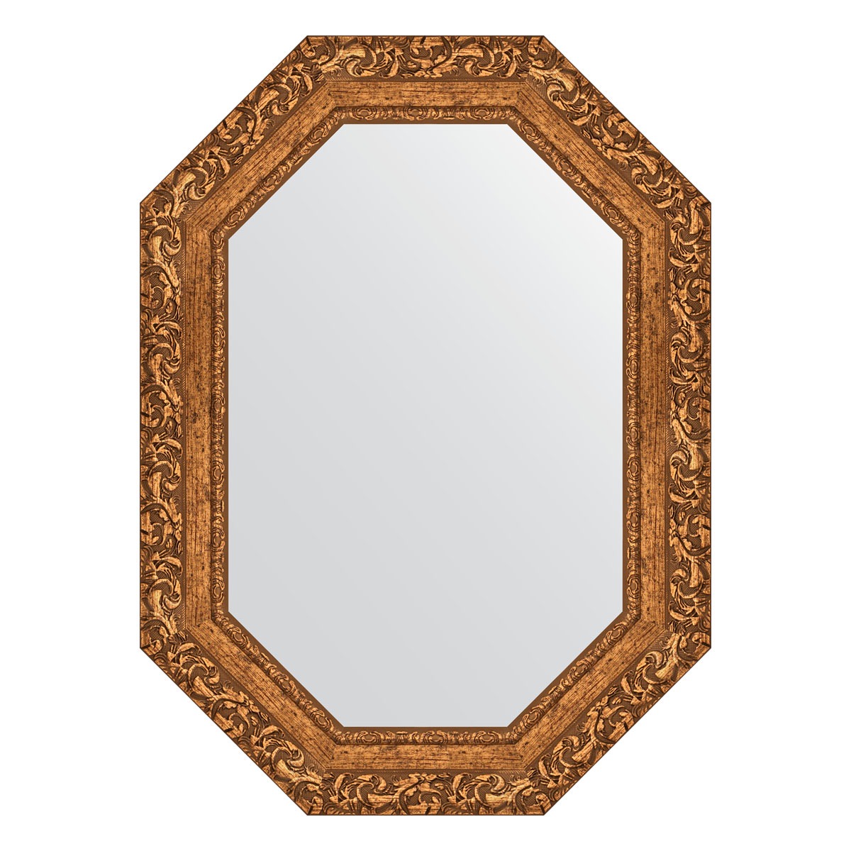 фото Зеркало в багетной раме evoform виньетка бронзовая 85 мм 55x75 см