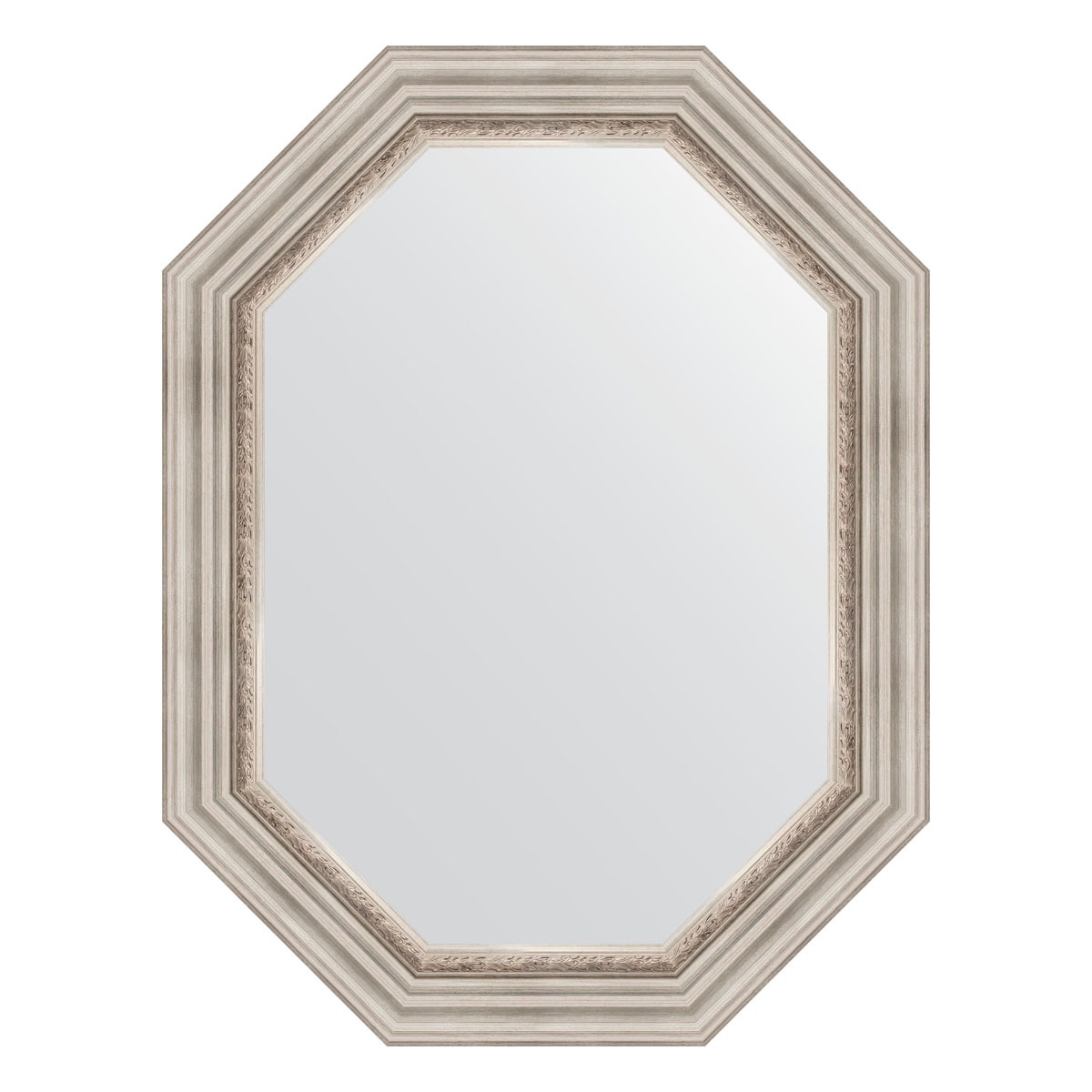 Зеркало в багетной раме Evoform римское серебро 88 мм 66x86 см зеркало в багетной раме evoform хамелеон 88 мм 66x86 см