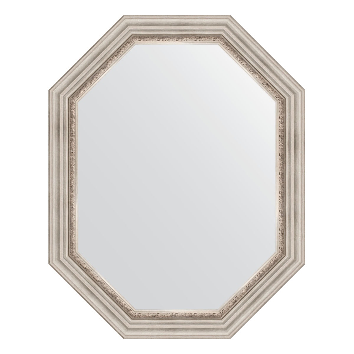 Зеркало в багетной раме Evoform римское серебро 88 мм 76x96 см